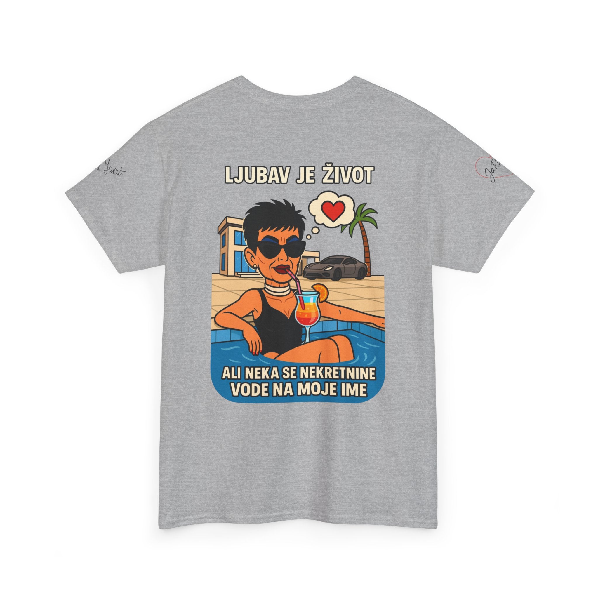 Heartfelt Unisex Tee: Love Life, Celebrate Yourself, Perfect Gift for Friends, Casual Style, Summer Vibes