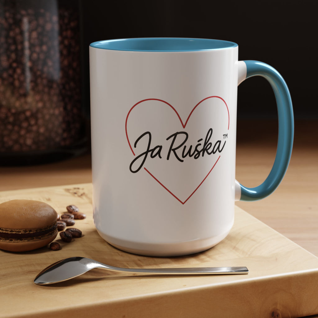Heartfelt Accent Coffee Mug with Ja Ruška Design, Love Gifts for Coffee Lovers, Unique Morning Mug, Personalized Ceremony Cup, Cute [...]