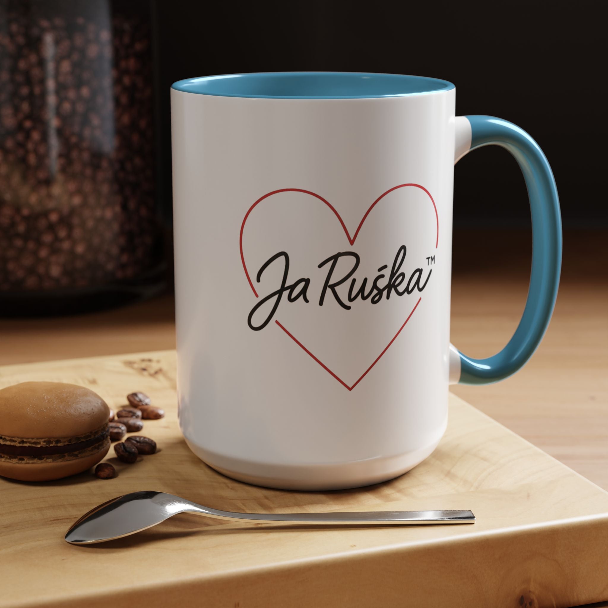 Heartfelt Accent Coffee Mug with Ja Ruška Design, Love Gifts for Coffee Lovers, Unique Morning Mug, Personalized Ceremony Cup, Cute [...]