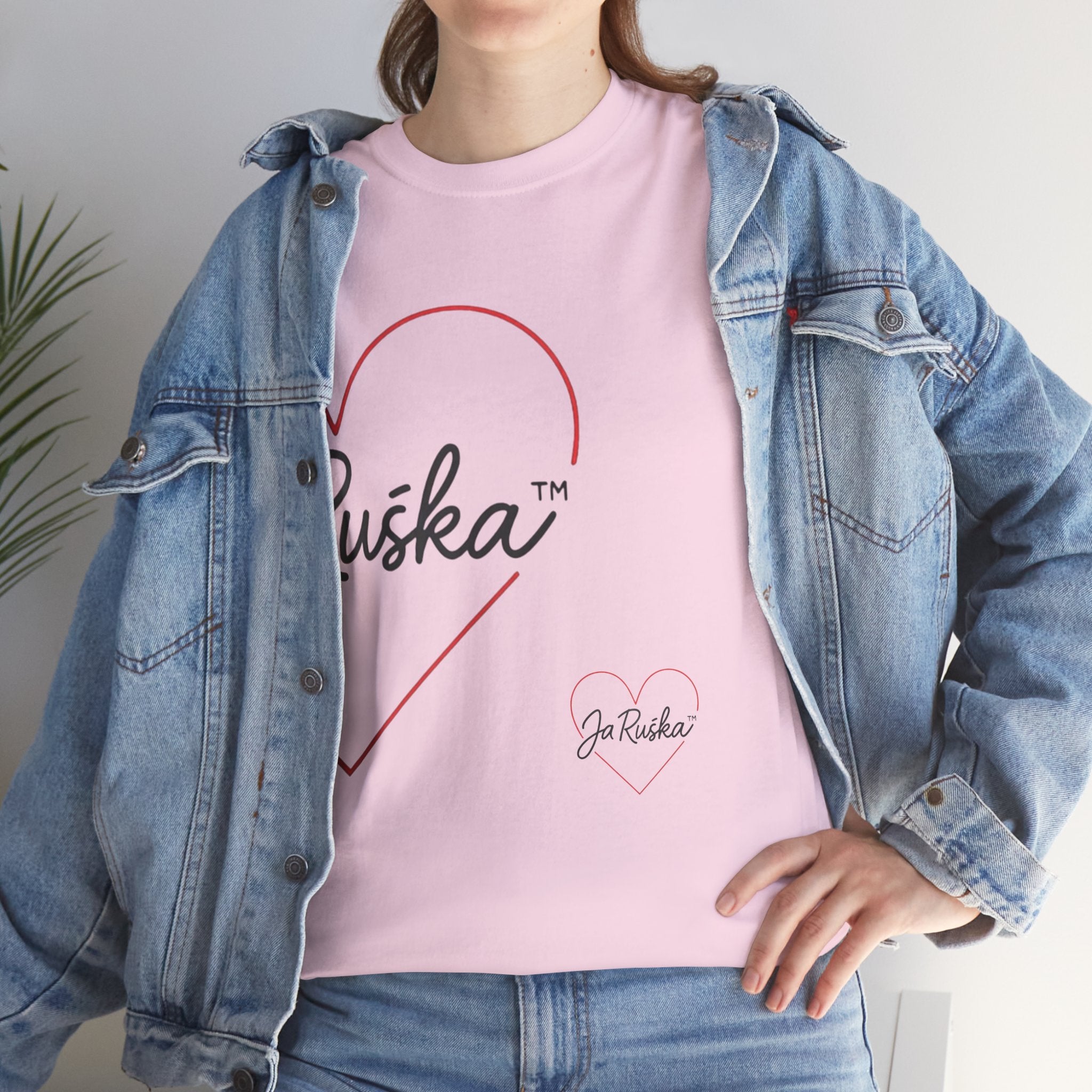 Unisex Heavy Cotton Tee with Heart & Quote Design for Casual Style, Gift for Friends, Cool Graphic Tee, Birthday Gift, Everyday Wear