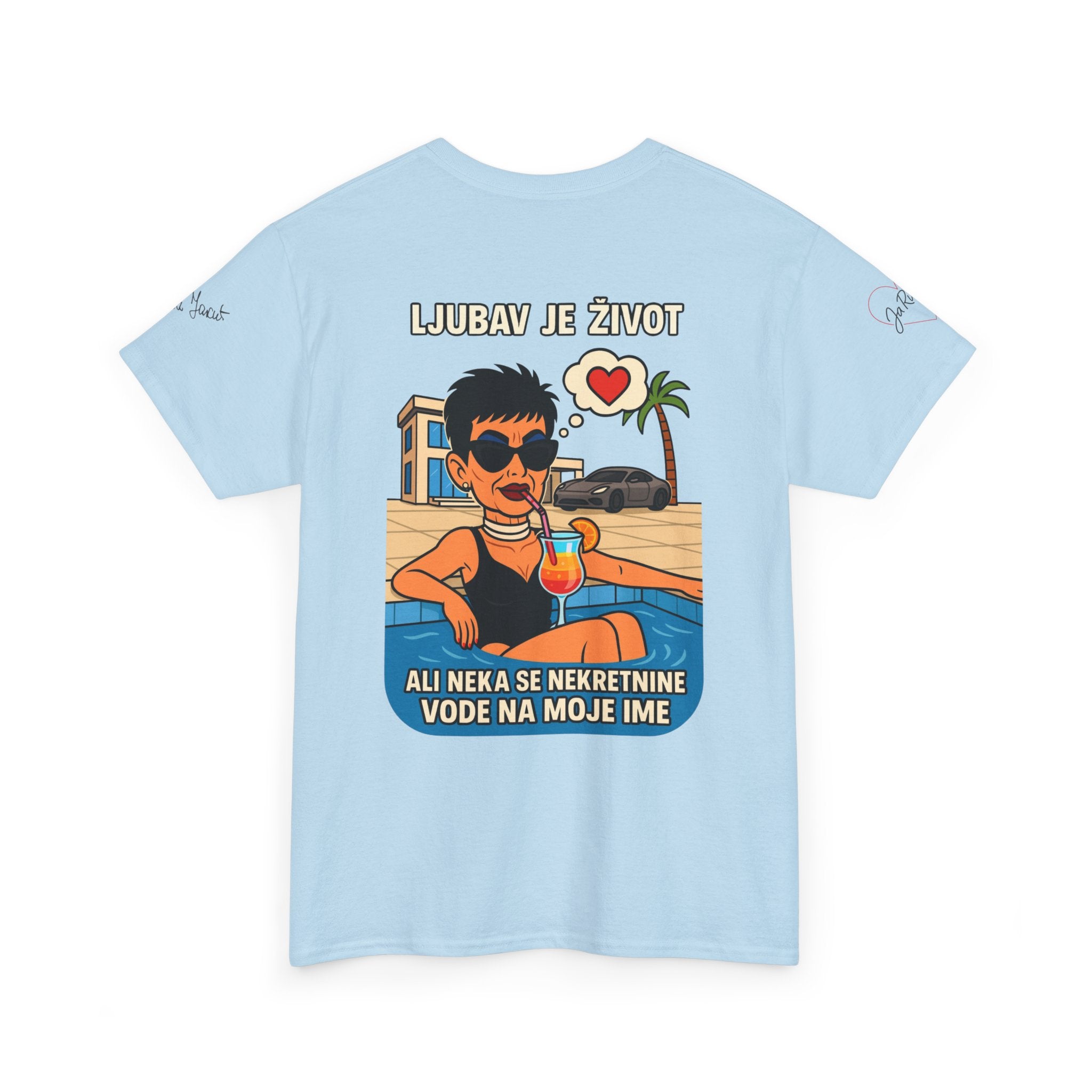 Heartfelt Unisex Tee: Love Life, Celebrate Yourself, Perfect Gift for Friends, Casual Style, Summer Vibes
