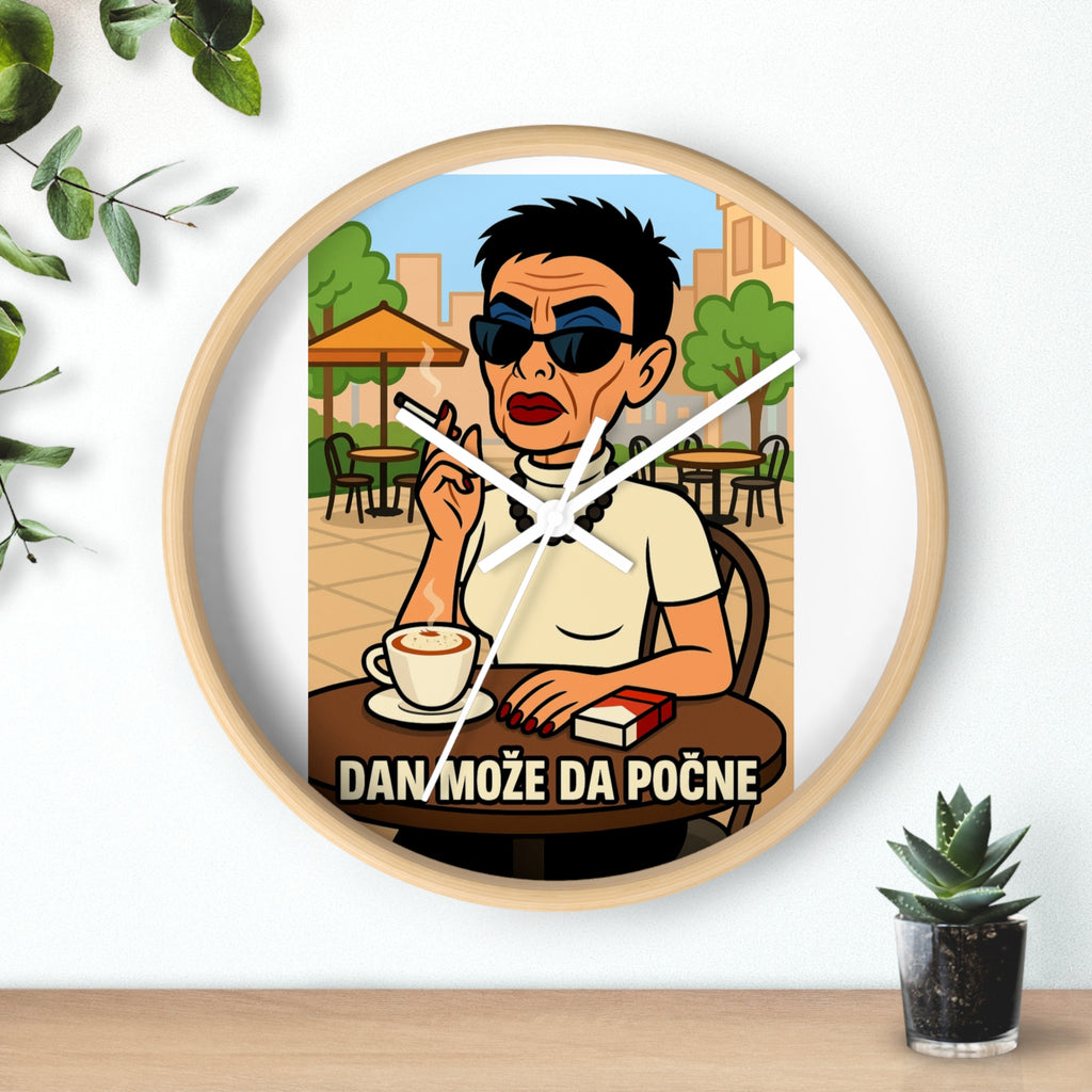 Chic Cartoon Wall Clock - Retro Art Timepiece, Stylish Home Décor, Unique Gift for Coffee Lovers, Trendy Office Decor, Fun Kitchen [...]