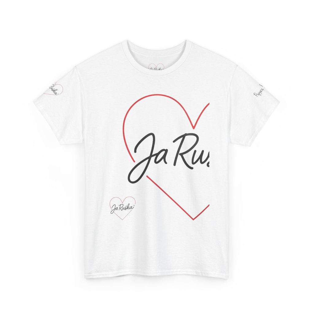 Unisex Cotton Tee - Heart Design, Casual Wear, Gift for Superhero Fans, Trendy Streetwear, Perfect for Celebrations