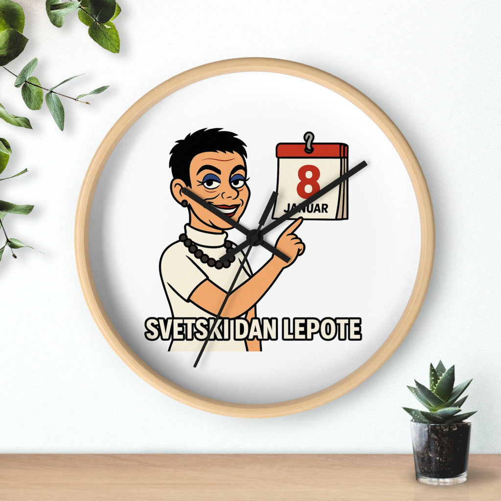 Wall Clock Dragoj Osobi Za Svaku Priliku - JA RUSKA Collection