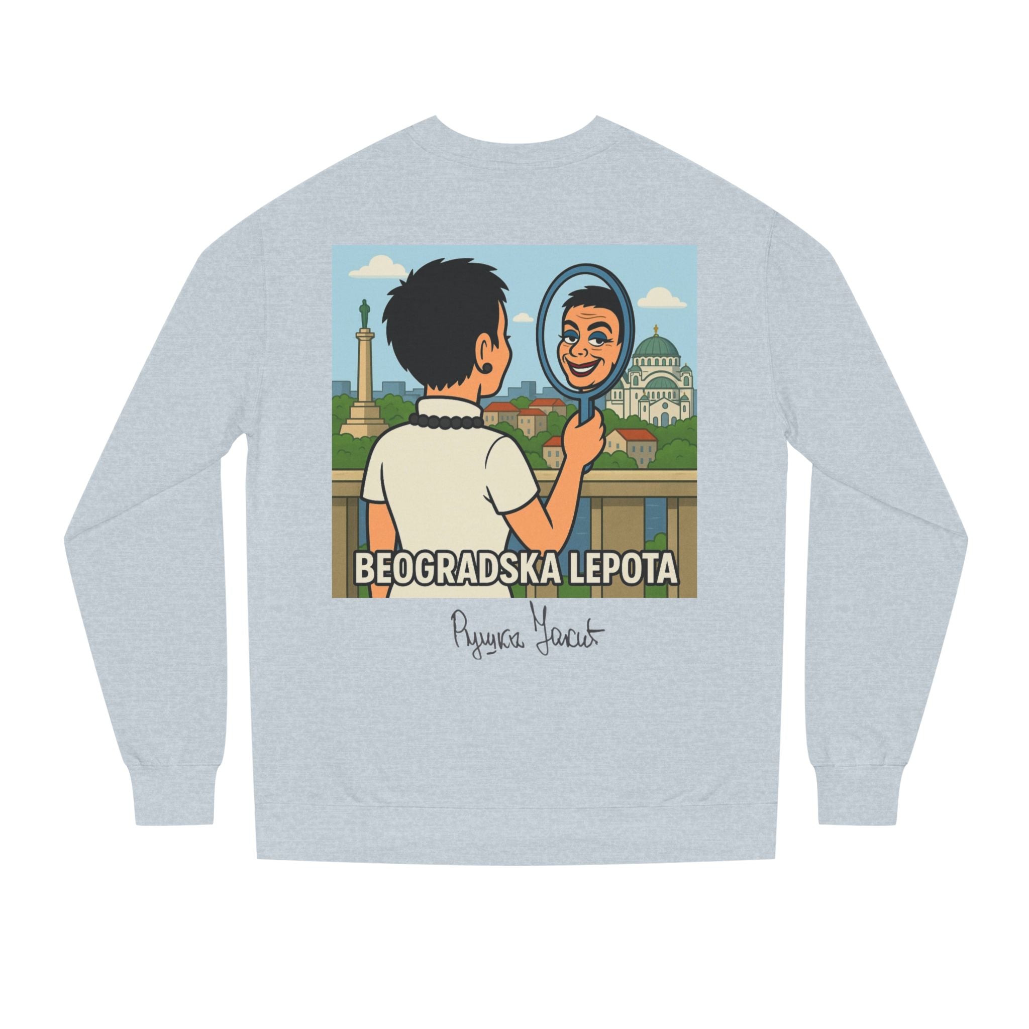 Beograd Beauty Sweatshirt | Unisex Crew Neck, Casual Wear, Travel Gift, Heartfelt Gift, City Love, Everyday Comfort