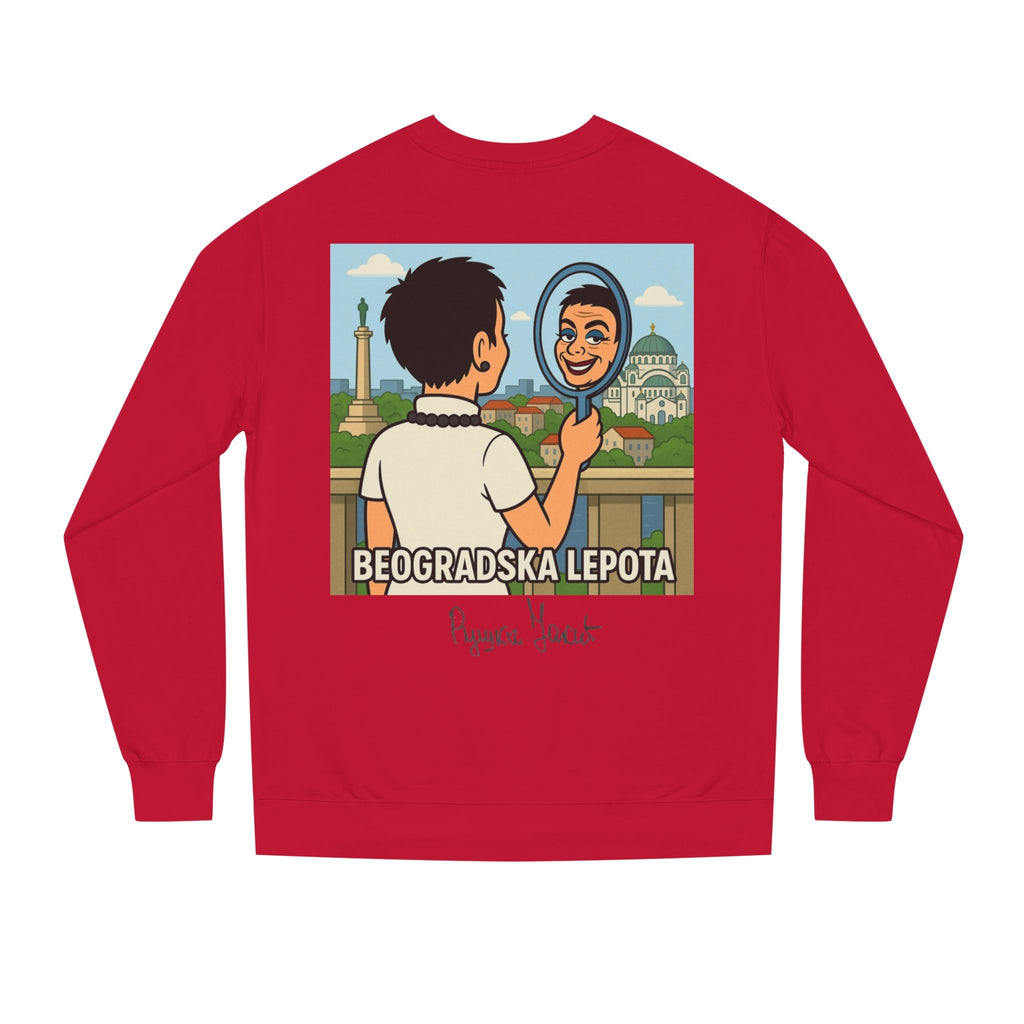 Beograd Beauty Sweatshirt | Unisex Crew Neck, Casual Wear, Travel Gift, Heartfelt Gift, City Love, Everyday Comfort