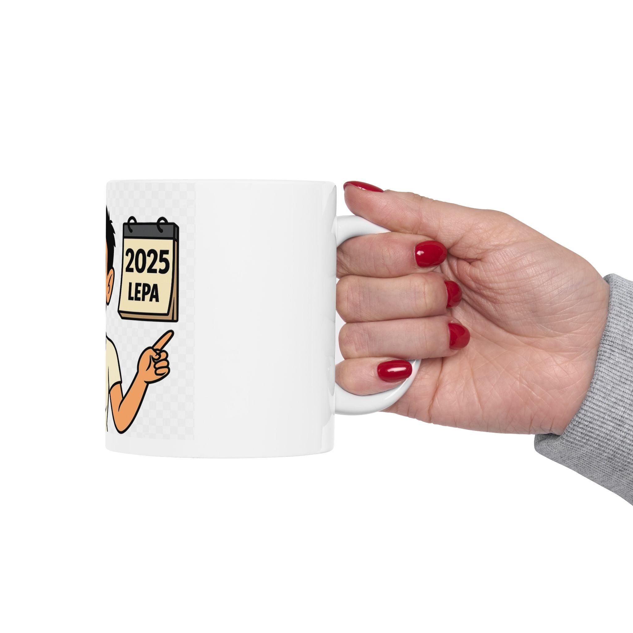 Funny Cartoon Ceramic Mug – 11oz & 15oz, Gift for Coffee Lovers, Unique Kitchen Decor, Humorous Drinkware, Birthday Present, Office Humor