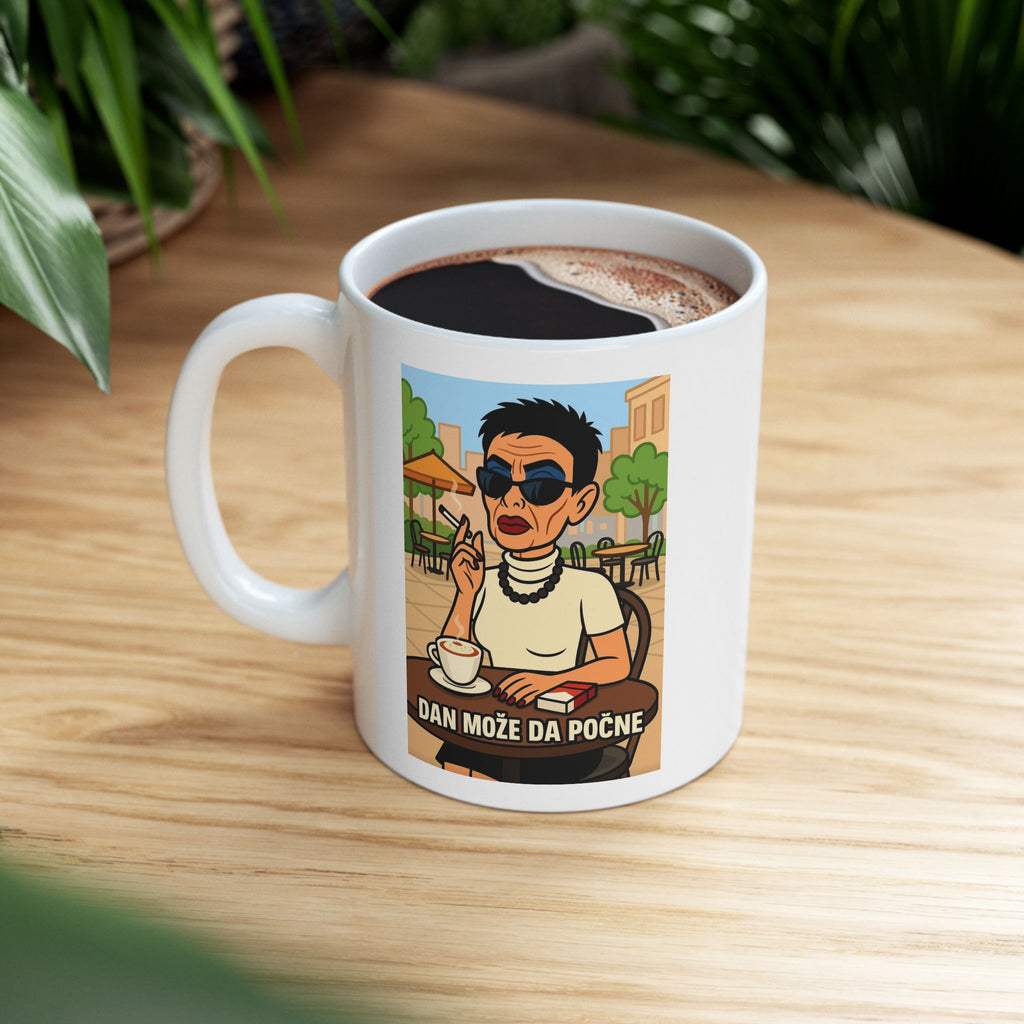 Luxury Lifestyle Mug - Now the Day Can Begin - Ruska Jakić Inspired