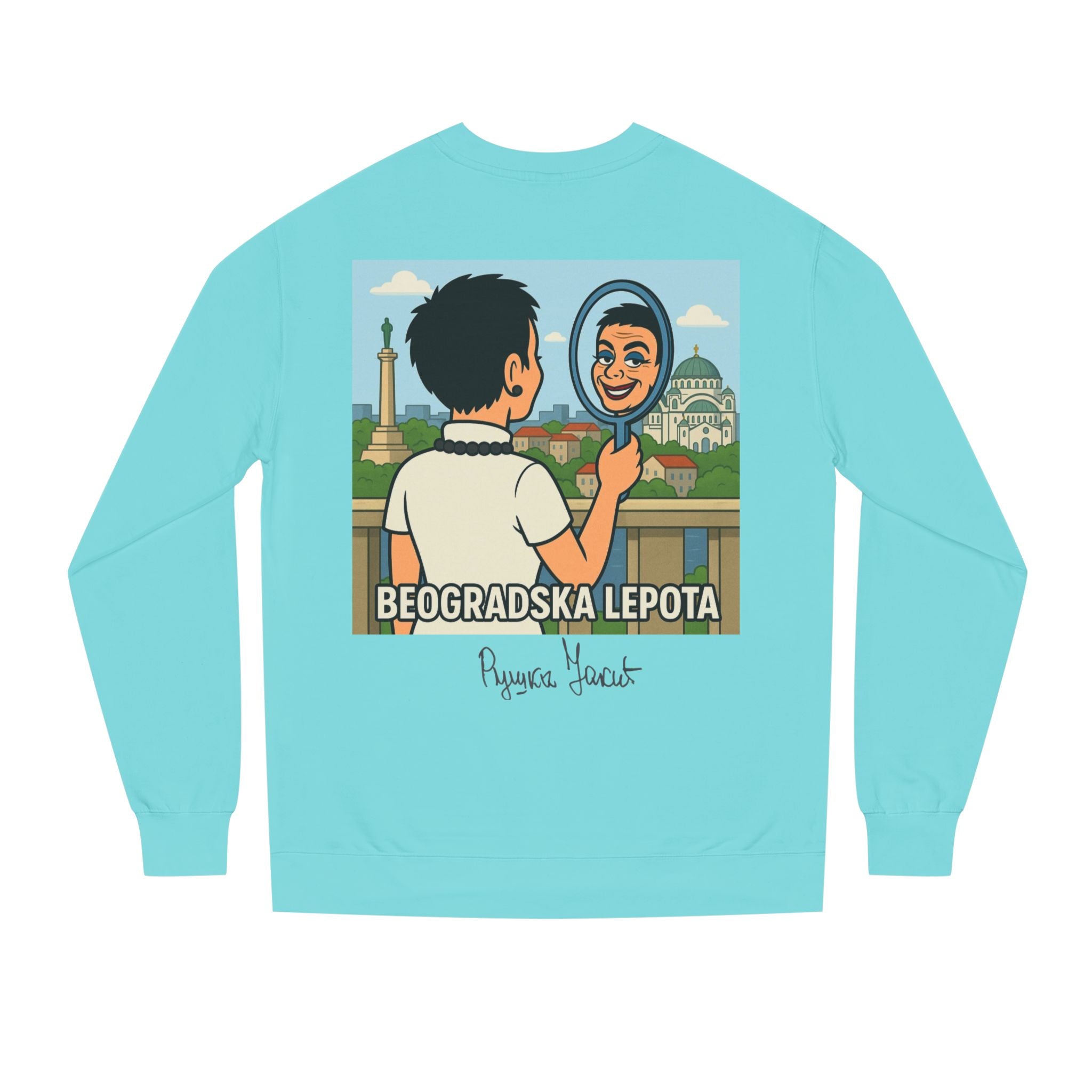 Beograd Beauty Sweatshirt | Unisex Crew Neck, Casual Wear, Travel Gift, Heartfelt Gift, City Love, Everyday Comfort