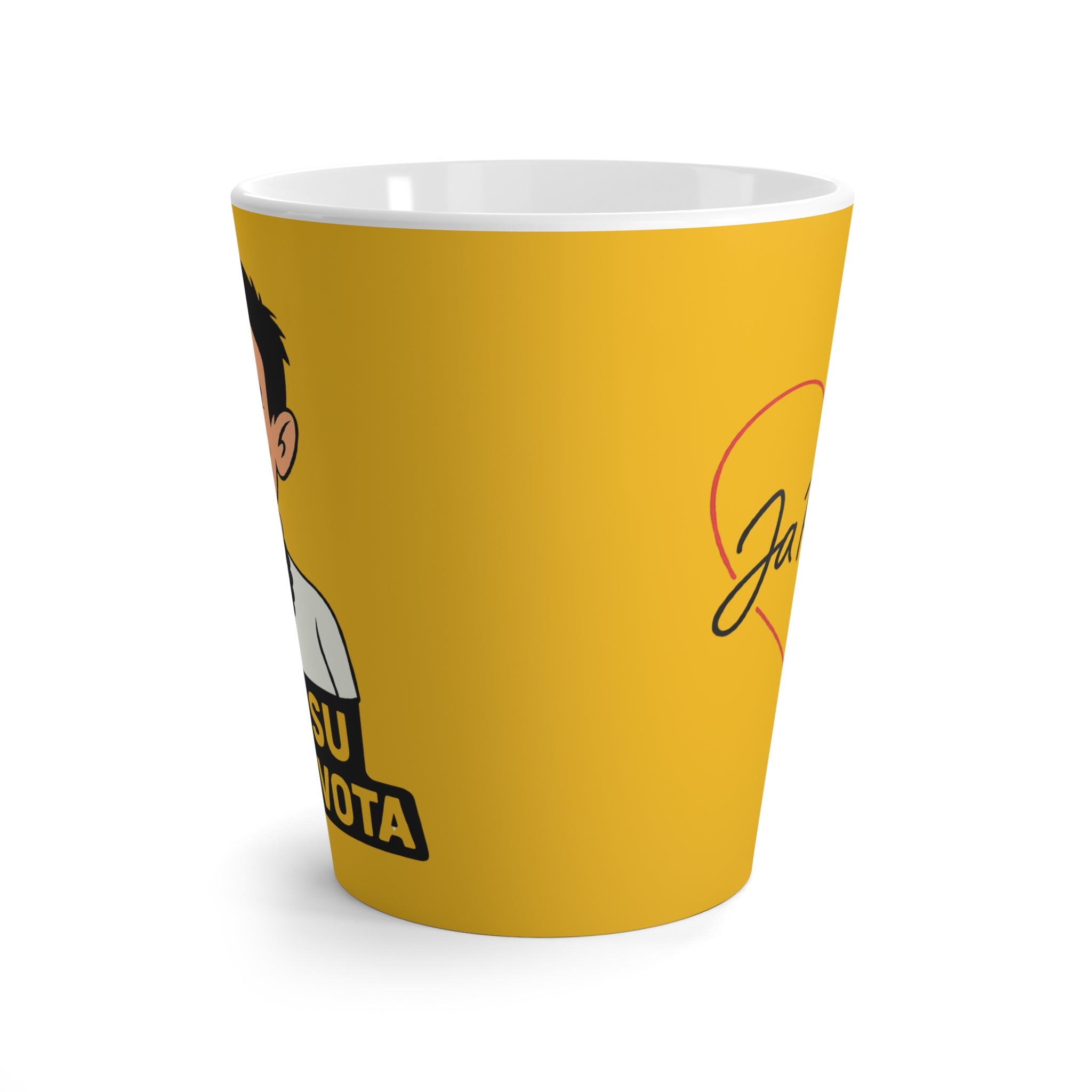 Latte Mug - JA RUSKA Collection - SUZE SU REKA ZIVOTA Motivational Message