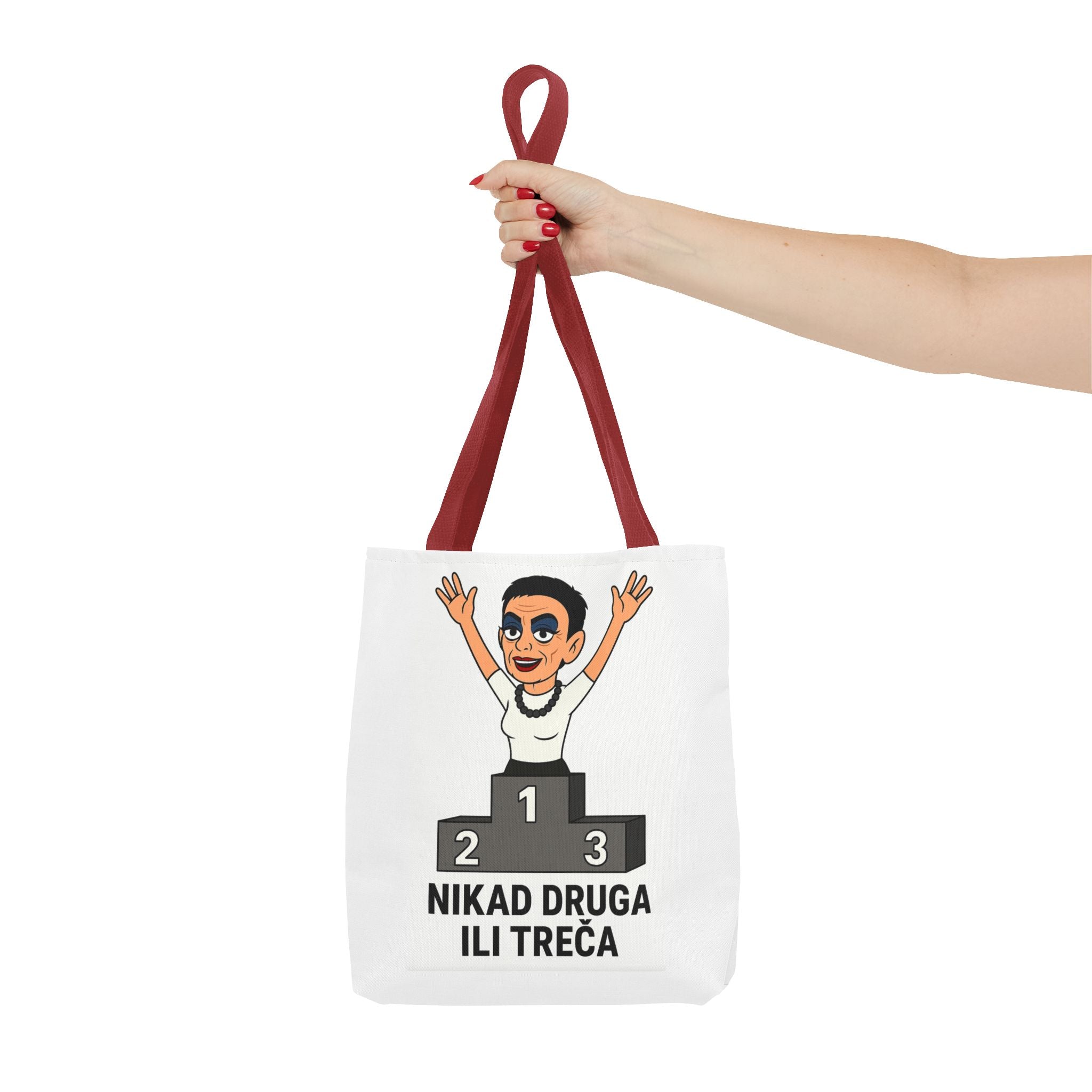 Motivational Quote Tote Bag, Funny Tote, AOP Design, Perfect for Gym & Daily Use, Gifts for Friends & Family