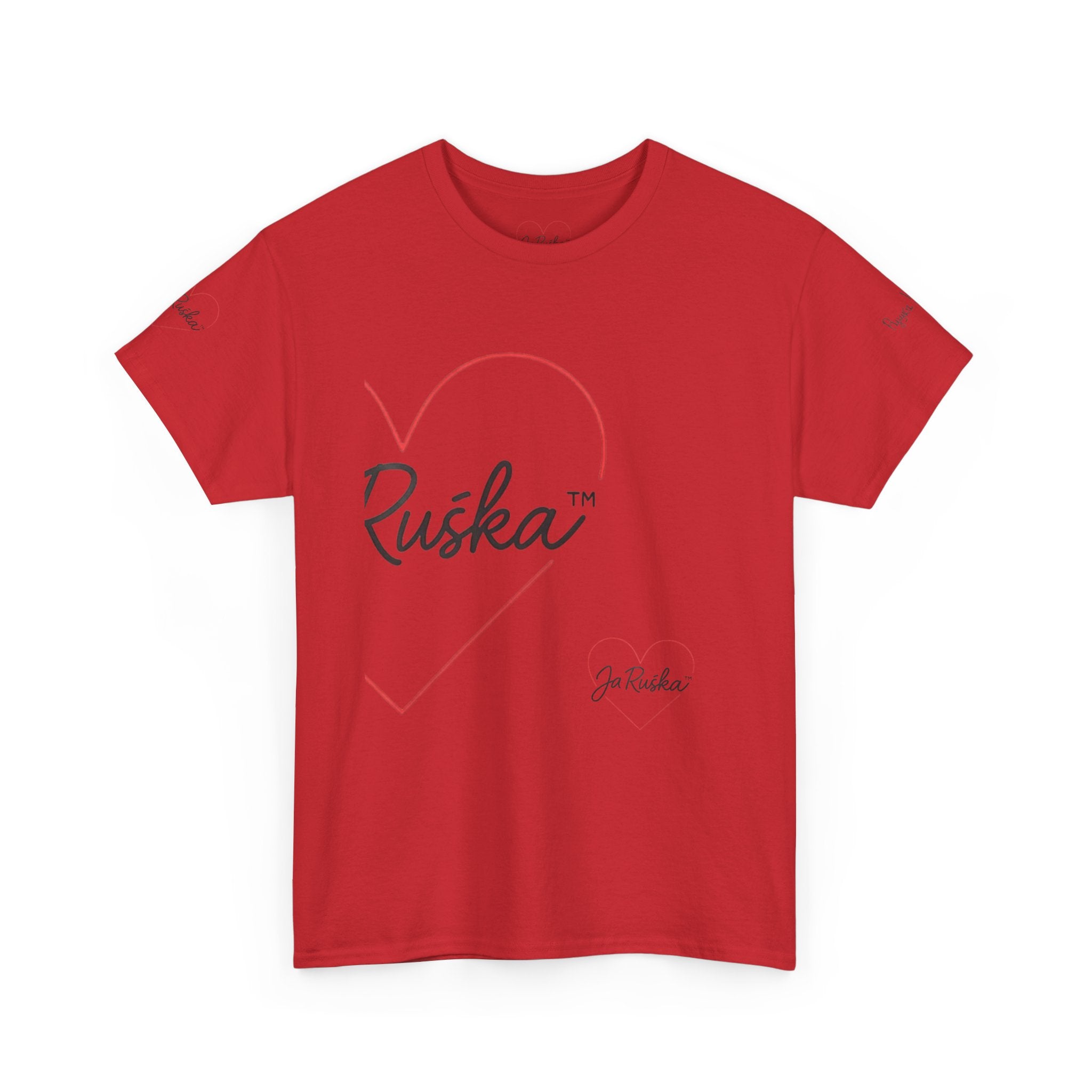 Unisex Heavy Cotton Tee with Heart & Quote Design for Casual Style, Gift for Friends, Cool Graphic Tee, Birthday Gift, Everyday Wear