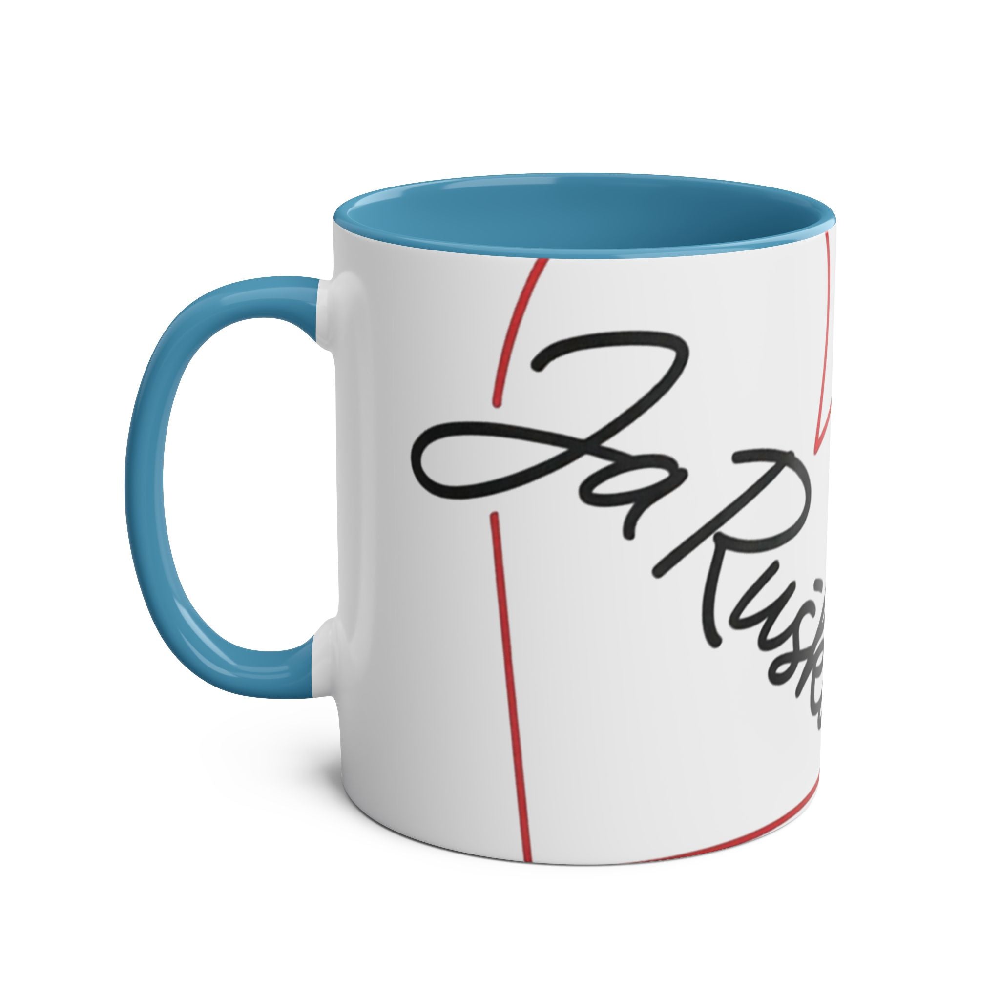 Two-Tone Coffee Mug with Heart Design, Ideal Gift for Coffee Lovers, Cute Office Decor, Personalized Drinkware, Home & Kitchen