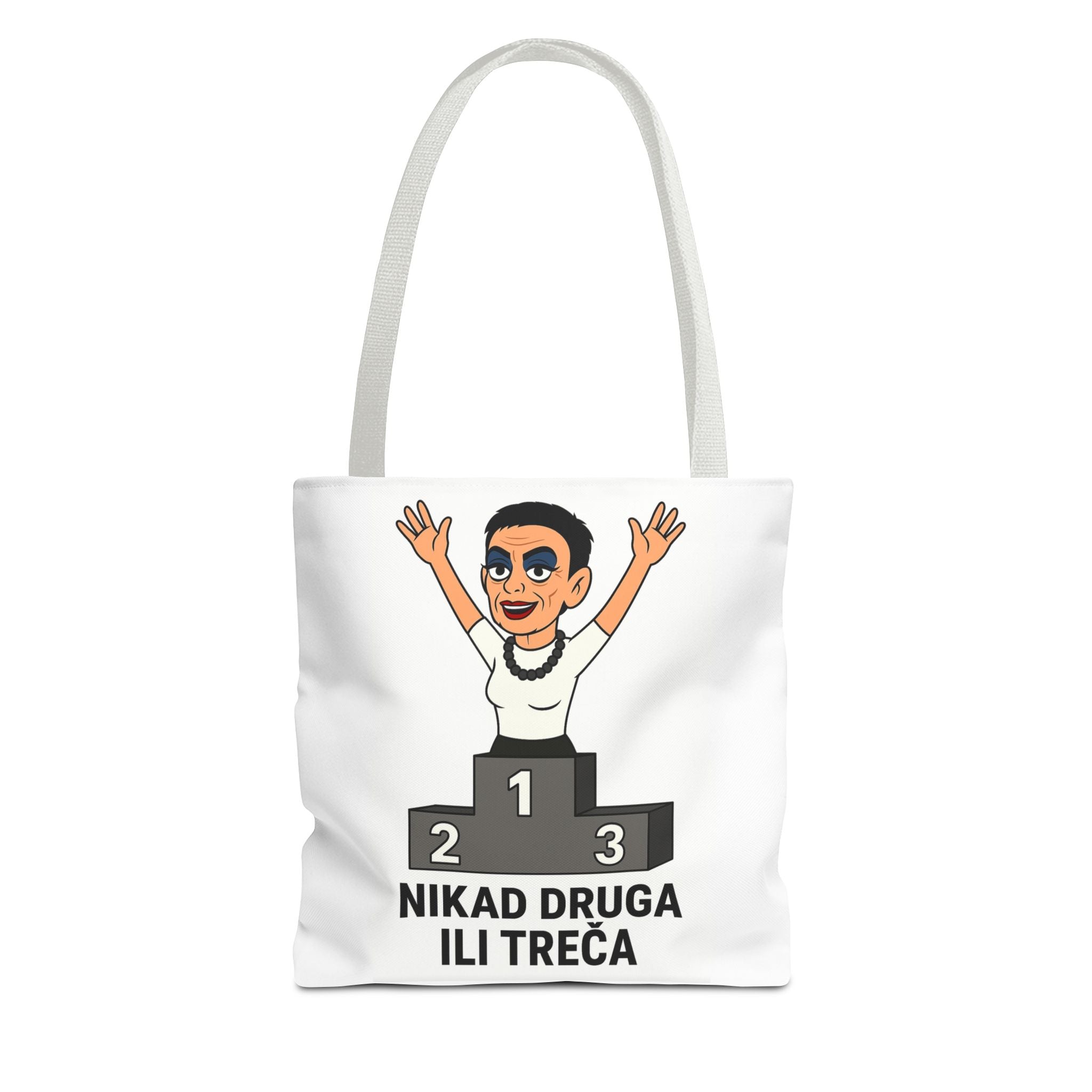 Motivational Quote Tote Bag, Funny Tote, AOP Design, Perfect for Gym & Daily Use, Gifts for Friends & Family