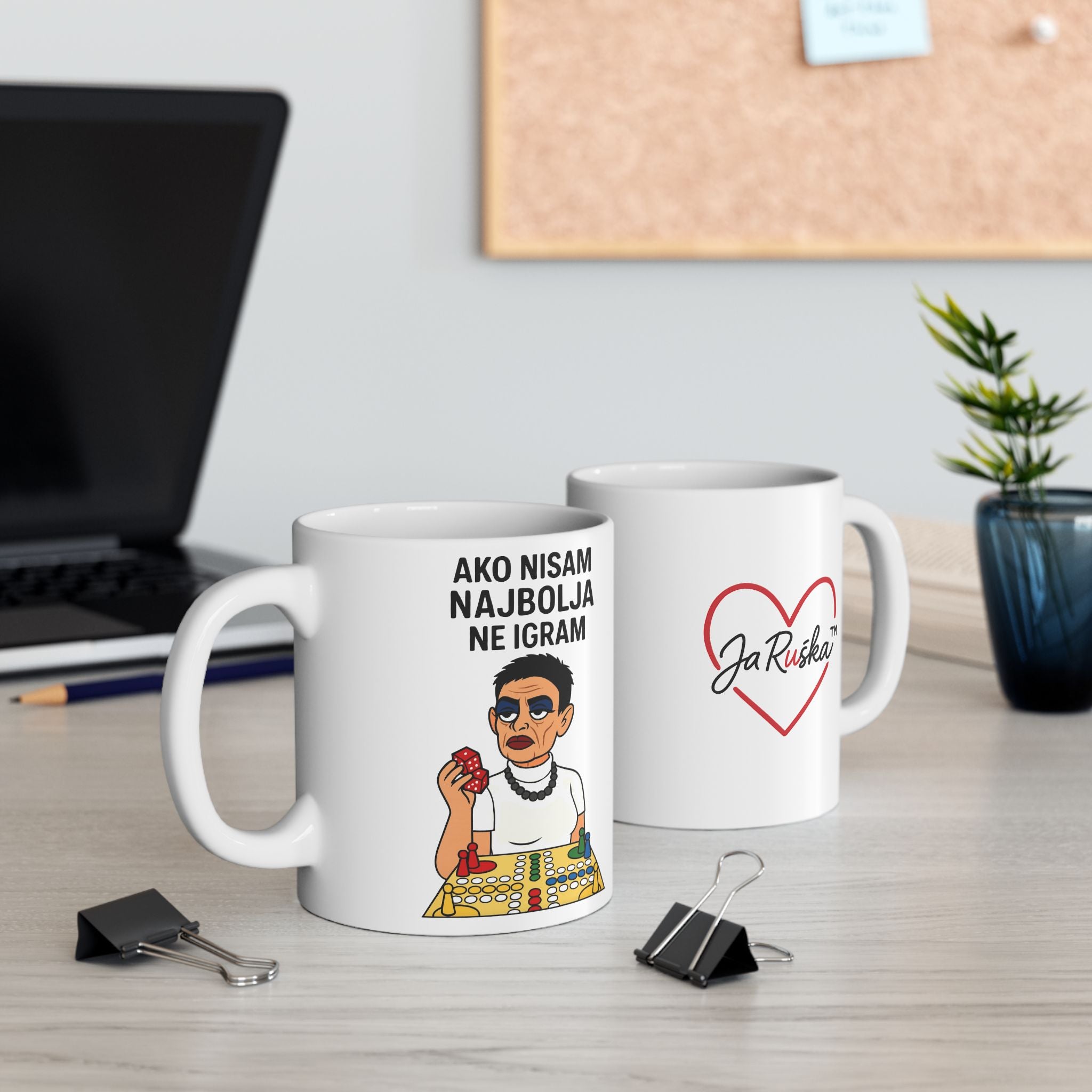 Motivational Coffee Mug JA RUSKA
