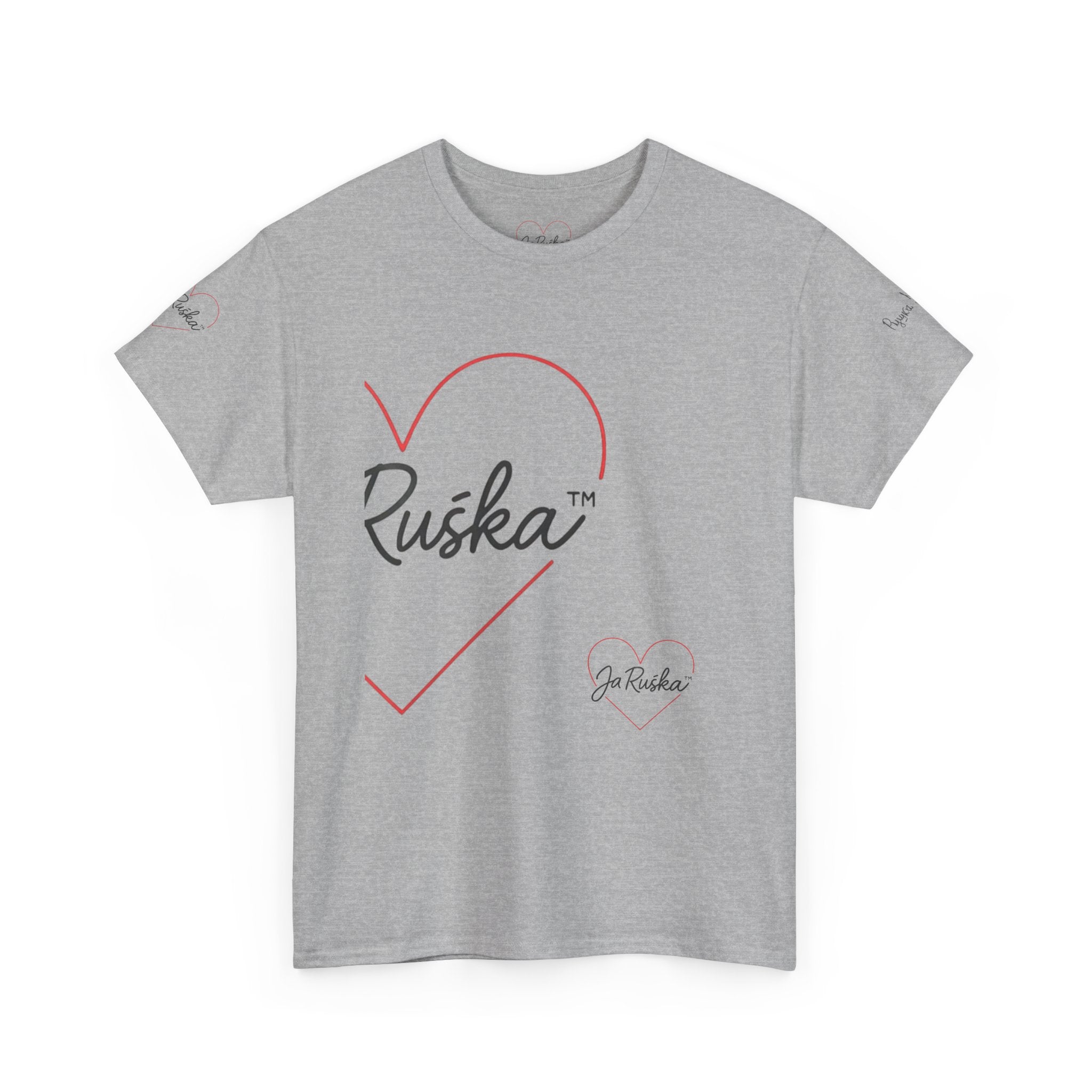 Unisex Heavy Cotton Tee with Heart & Quote Design for Casual Style, Gift for Friends, Cool Graphic Tee, Birthday Gift, Everyday Wear