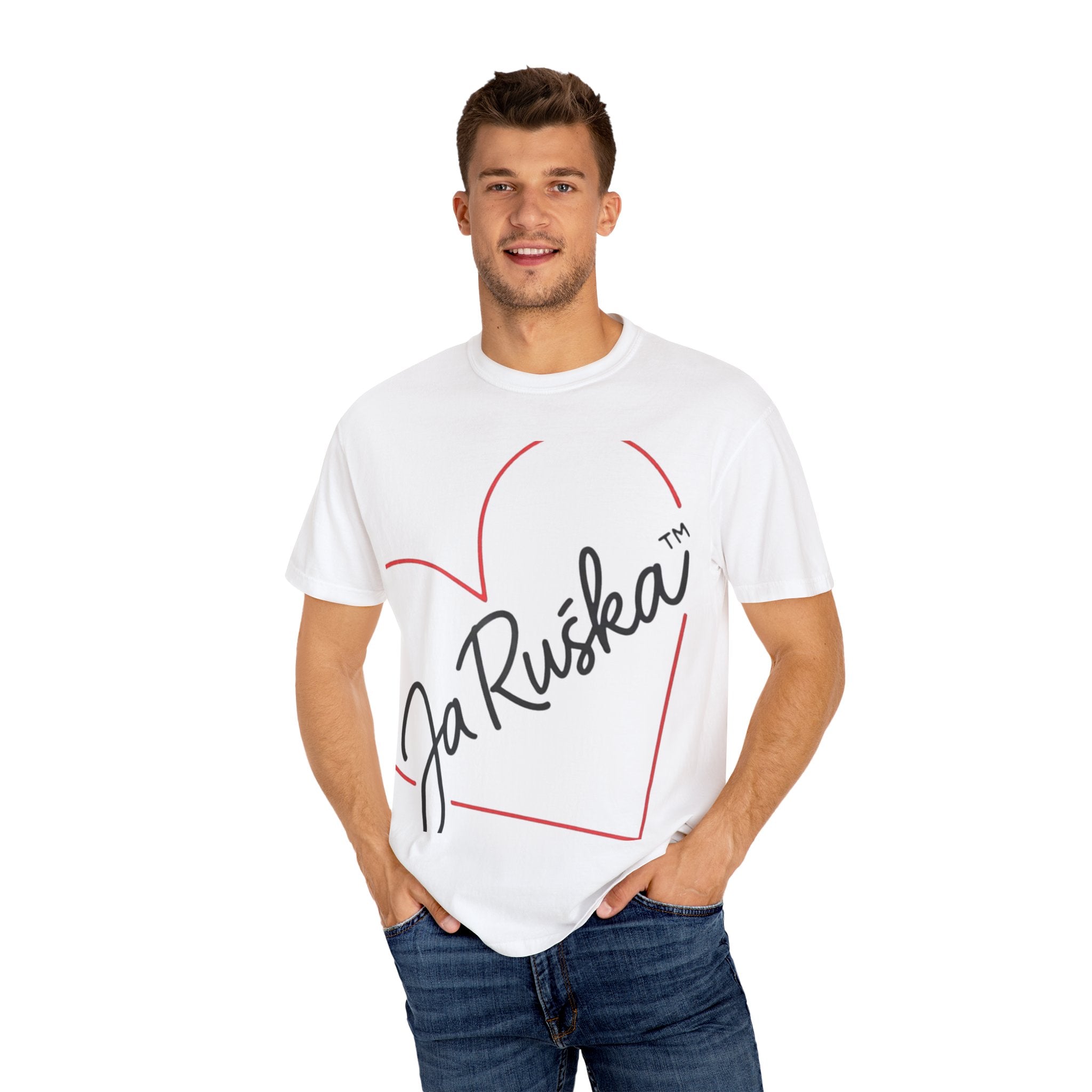 Unisex Garment-Dyed T-shirt with Bold Graphic Designs, Casual Wear, Gift for Him or Her, Trendy Tee for Holidays, Comfortable Everyday Shirt