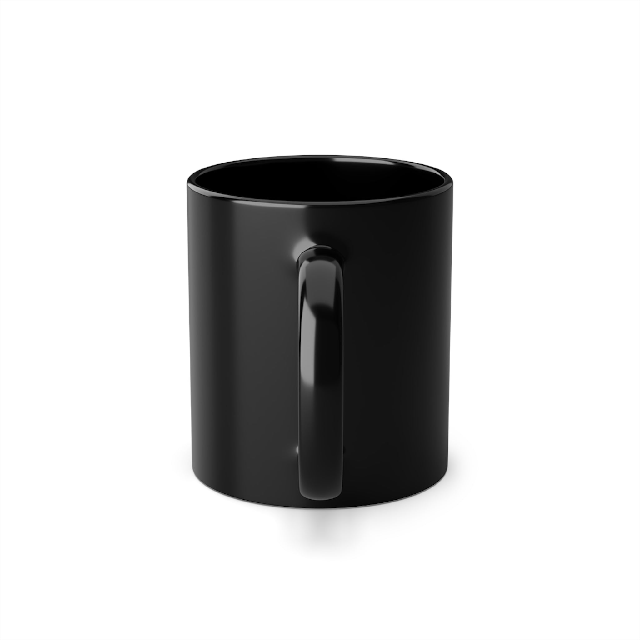 Black Coffee Mug with Fun Morning Design, Perfect for Coffee Lovers, Gift for Friends, Morning Motivation Cup, 11oz Ceramic Mug