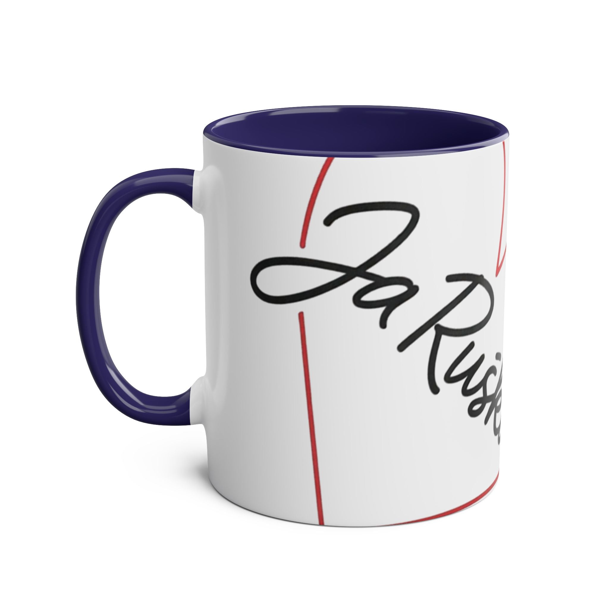 Two-Tone Coffee Mug with Heart Design, Ideal Gift for Coffee Lovers, Cute Office Decor, Personalized Drinkware, Home & Kitchen