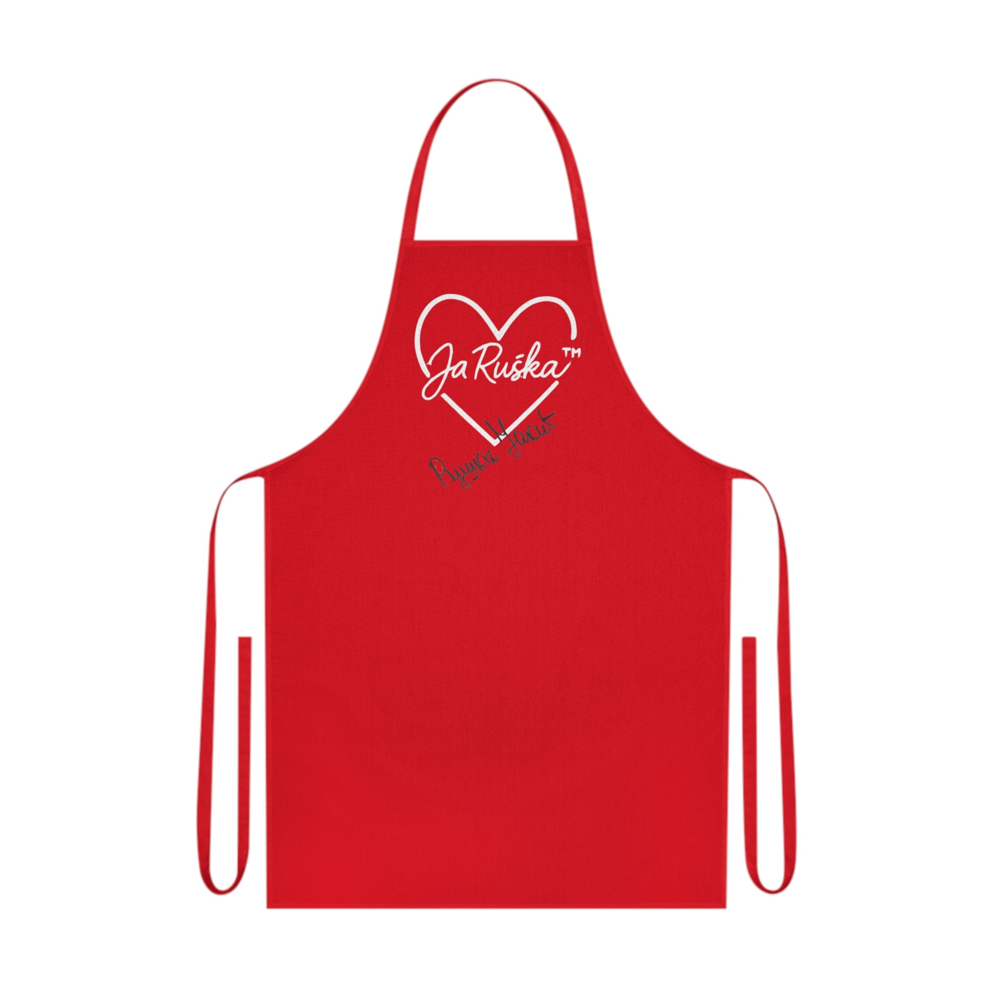 Kitchen Apron Personalized with Signature of RUSKA JAKIC Collection - Best Word Manipulation for SEO