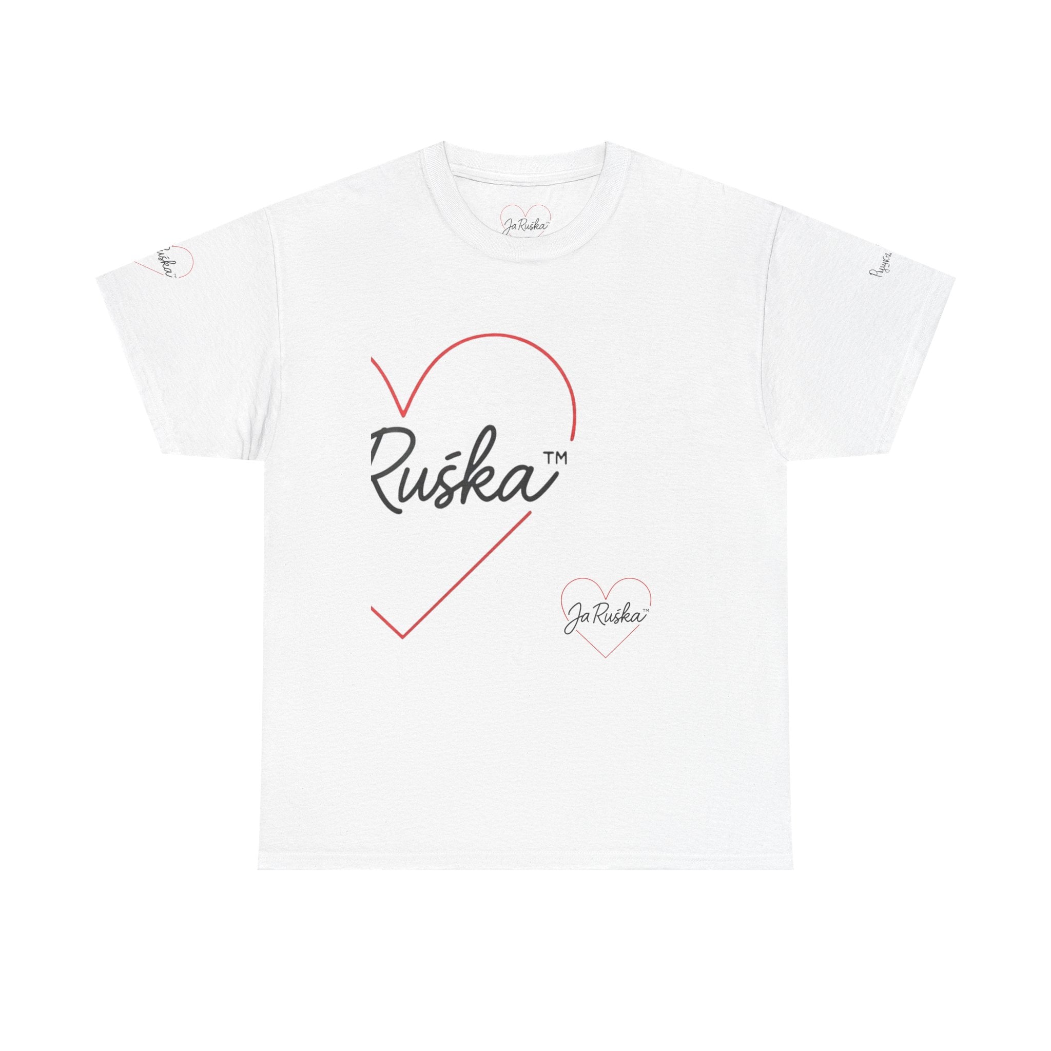 Unisex Heavy Cotton Tee with Heart & Quote Design for Casual Style, Gift for Friends, Cool Graphic Tee, Birthday Gift, Everyday Wear