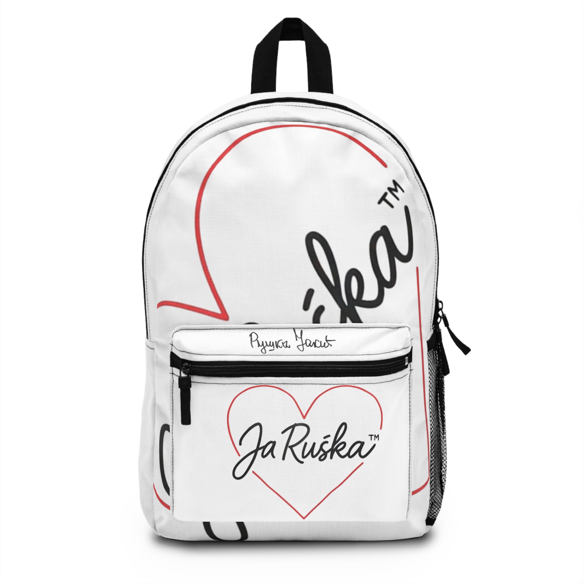 Stylish Travel Backpack with Heart Design, School Bag, Gift for Students, Casual Daypack, Trendy Backpack