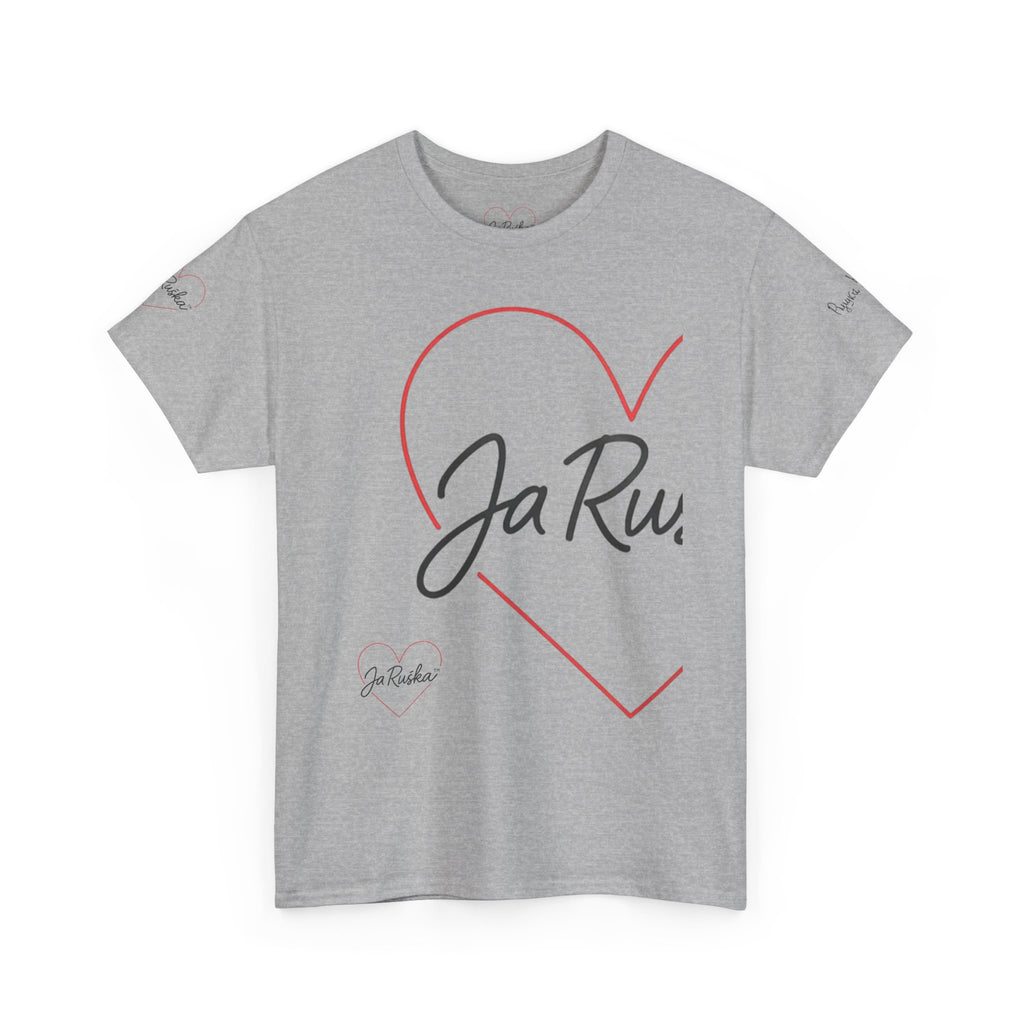 Unisex Cotton Tee - Heart Design, Casual Wear, Gift for Superhero Fans, Trendy Streetwear, Perfect for Celebrations