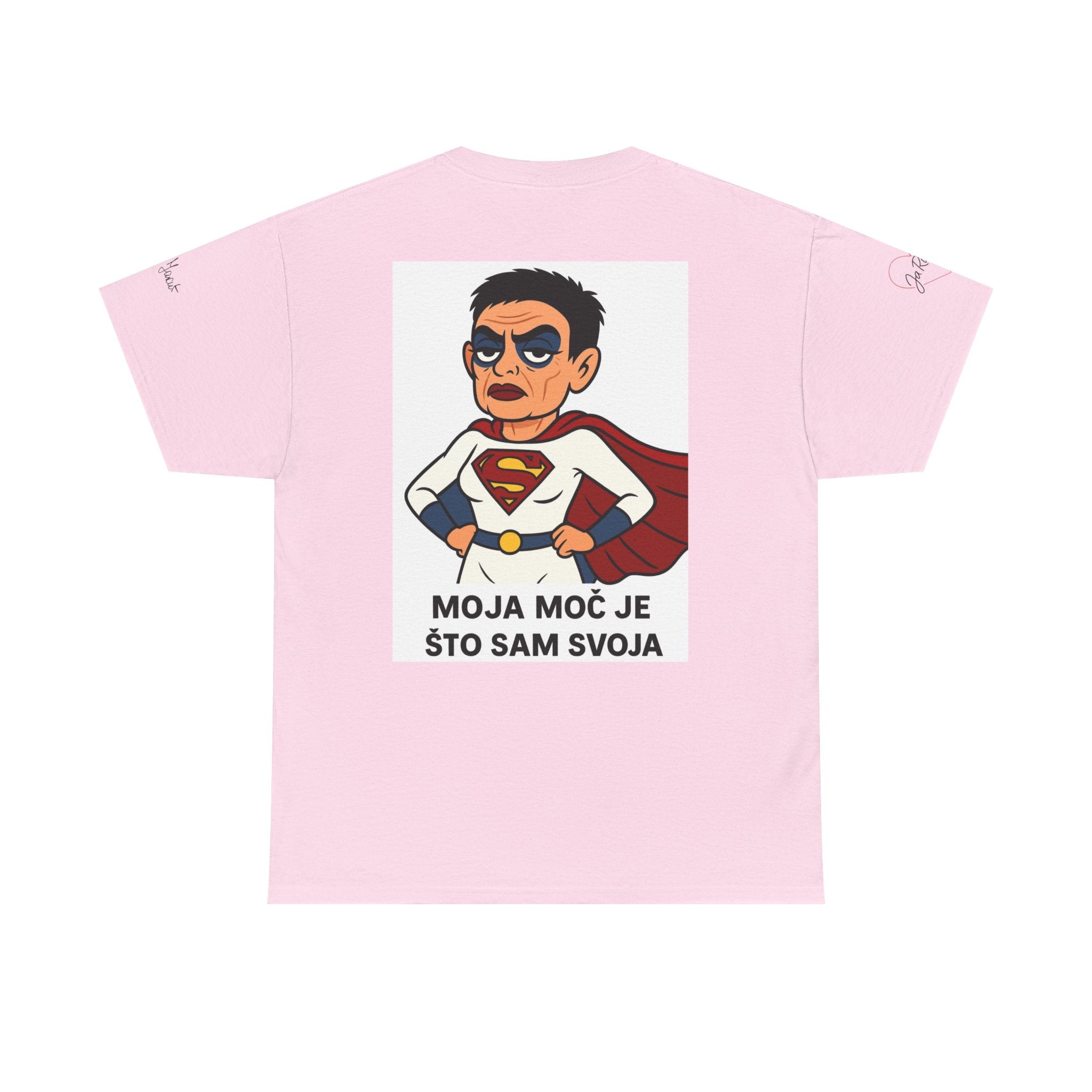 Unisex Cotton Tee - Heart Design, Casual Wear, Gift for Superhero Fans, Trendy Streetwear, Perfect for Celebrations