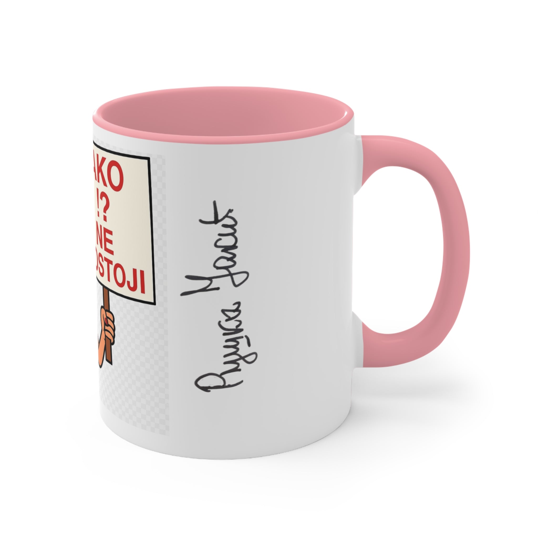 Funny Protest Accent Mugs - Hilarious Gift for Activists, Coffee Lovers, Birthday, Holiday, Unique Kitchen Decor