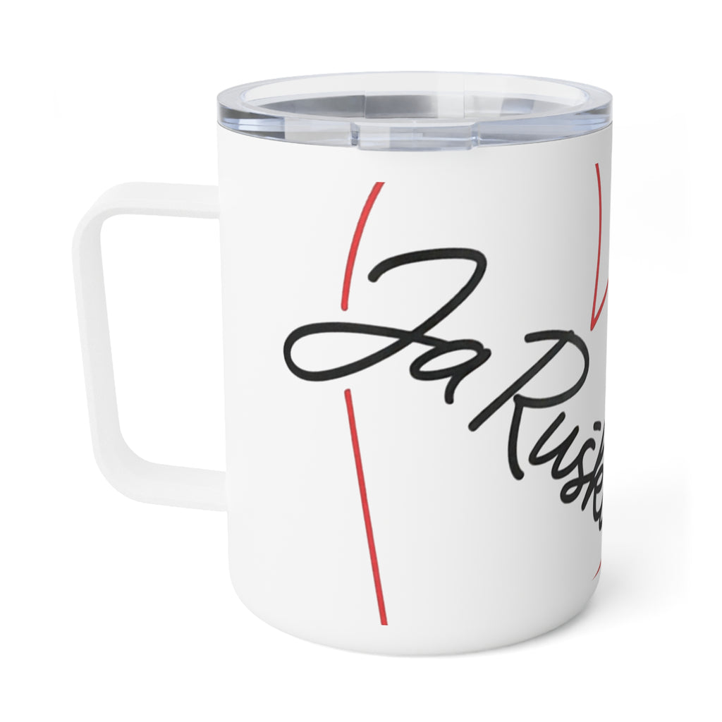 Insulated Coffee Mug with Heart Design, Perfect Gift for Coffee Lovers, Valentine's Day, Personalized Coffee Cup, Cozy Vibes