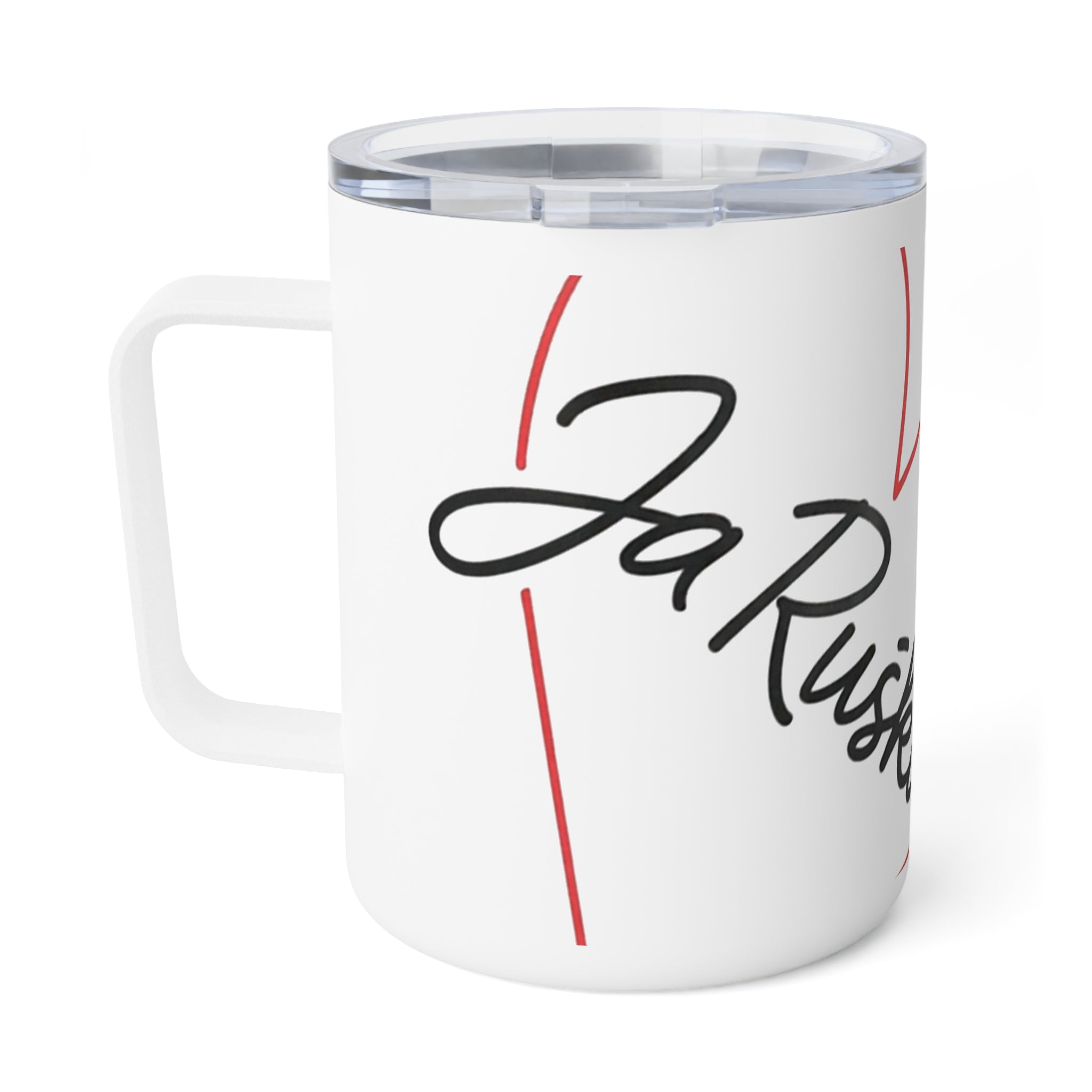 Insulated Coffee Mug with Heart Design, Perfect Gift for Coffee Lovers, Valentine's Day, Personalized Coffee Cup, Cozy Vibes