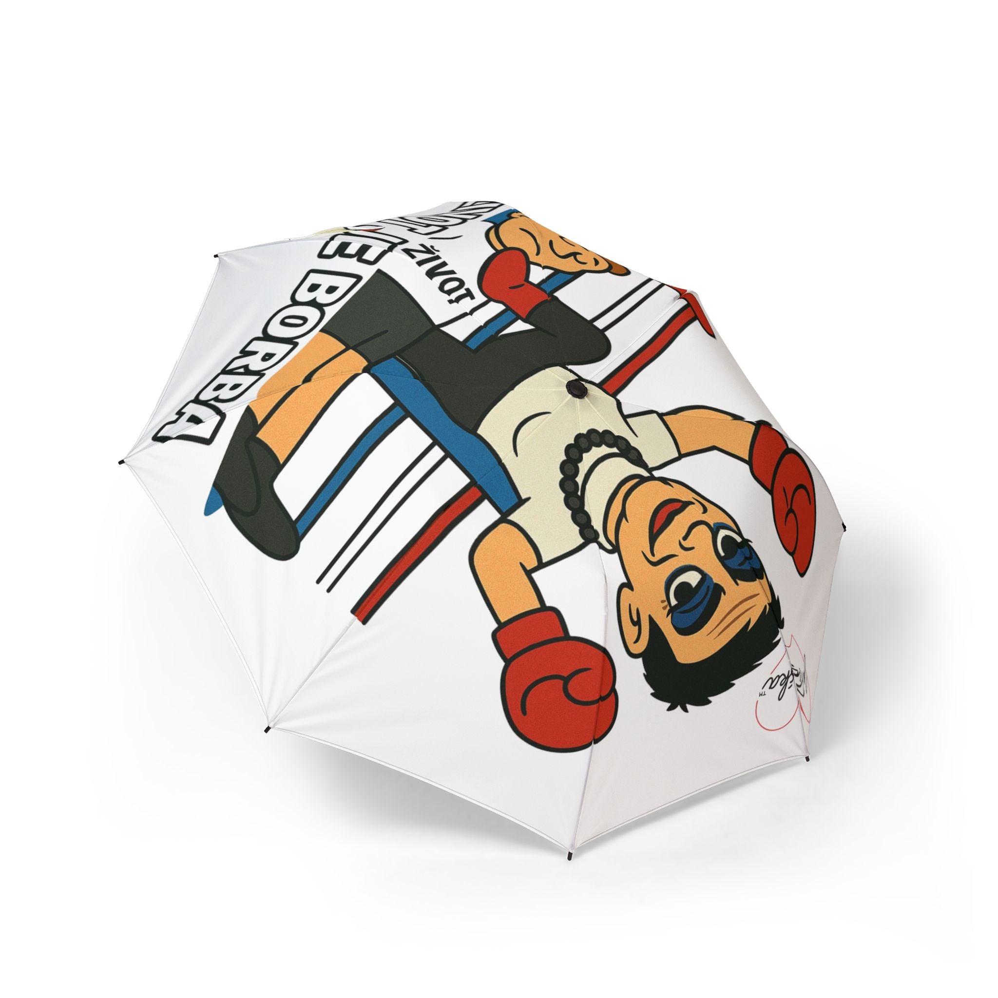Fun Cartoon Umbrella, Lightweight Folding Umbrella, Unique Gift for Sport Lovers, Kids' Outdoor Gear, Funny Rain Accessory