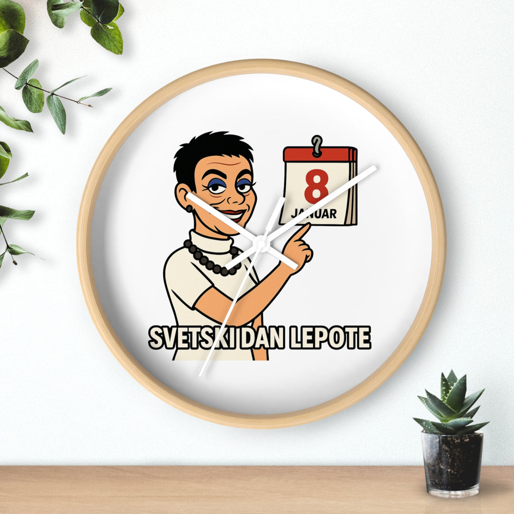 Wall Clock Dragoj Osobi Za Svaku Priliku - JA RUSKA Collection