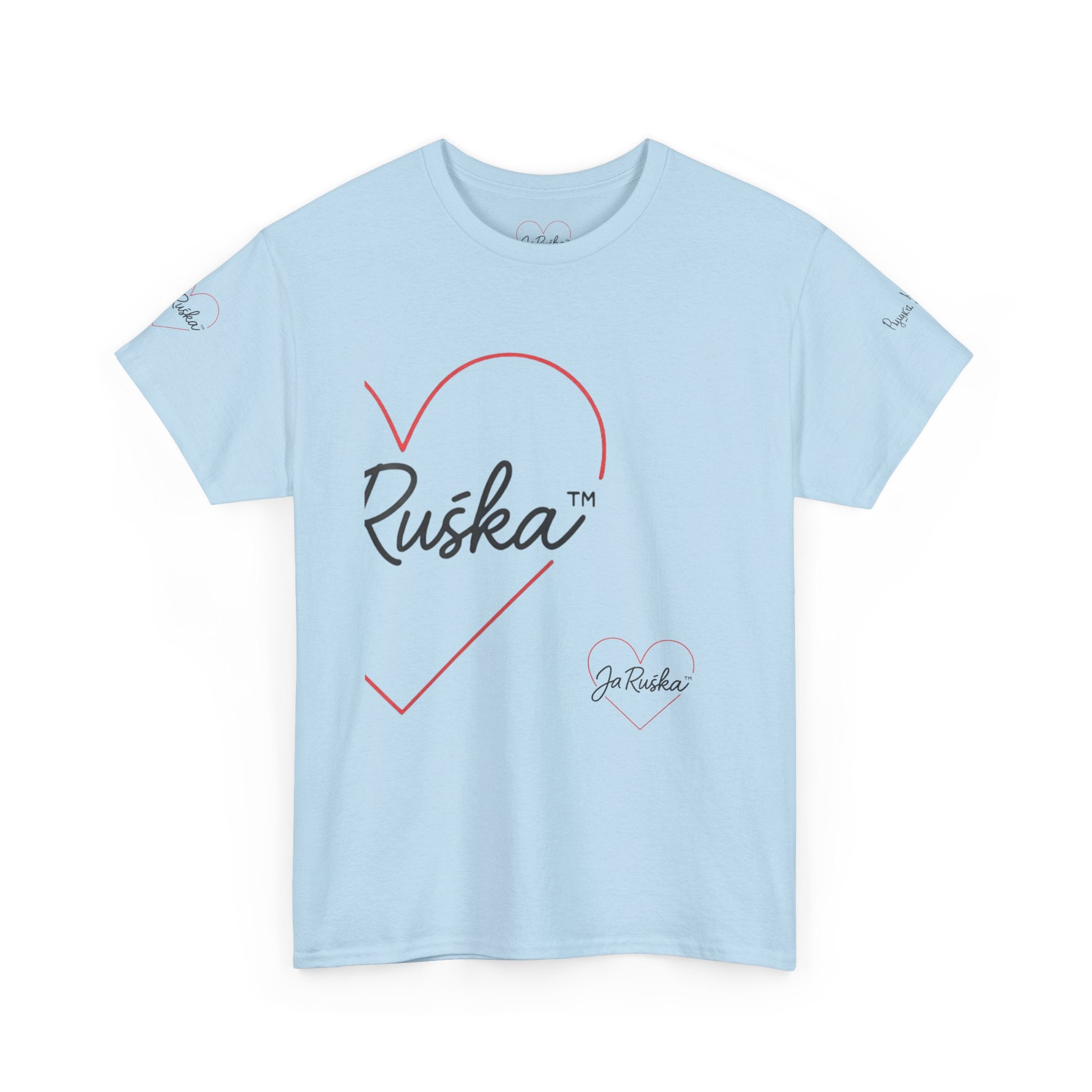 Unisex Heavy Cotton Tee with Heart & Quote Design for Casual Style, Gift for Friends, Cool Graphic Tee, Birthday Gift, Everyday Wear
