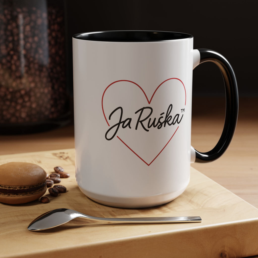 Heartfelt Accent Coffee Mug with Ja Ruška Design, Love Gifts for Coffee Lovers, Unique Morning Mug, Personalized Ceremony Cup, Cute [...]