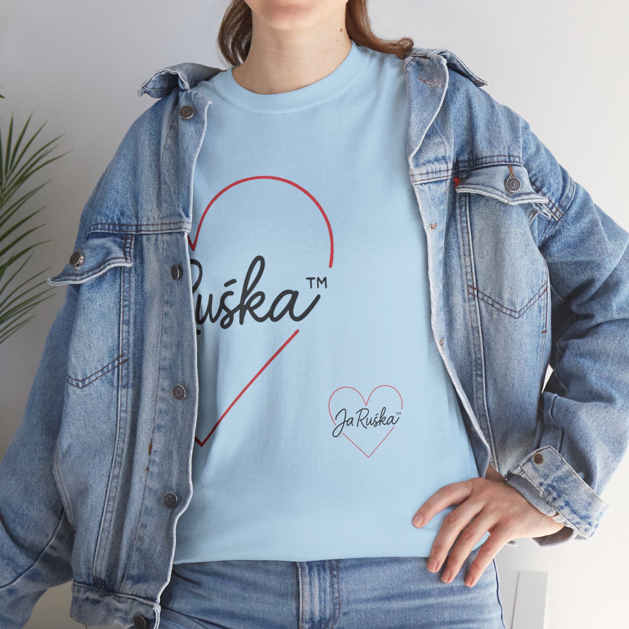 Unisex Heavy Cotton Tee with Heart & Quote Design for Casual Style, Gift for Friends, Cool Graphic Tee, Birthday Gift, Everyday Wear