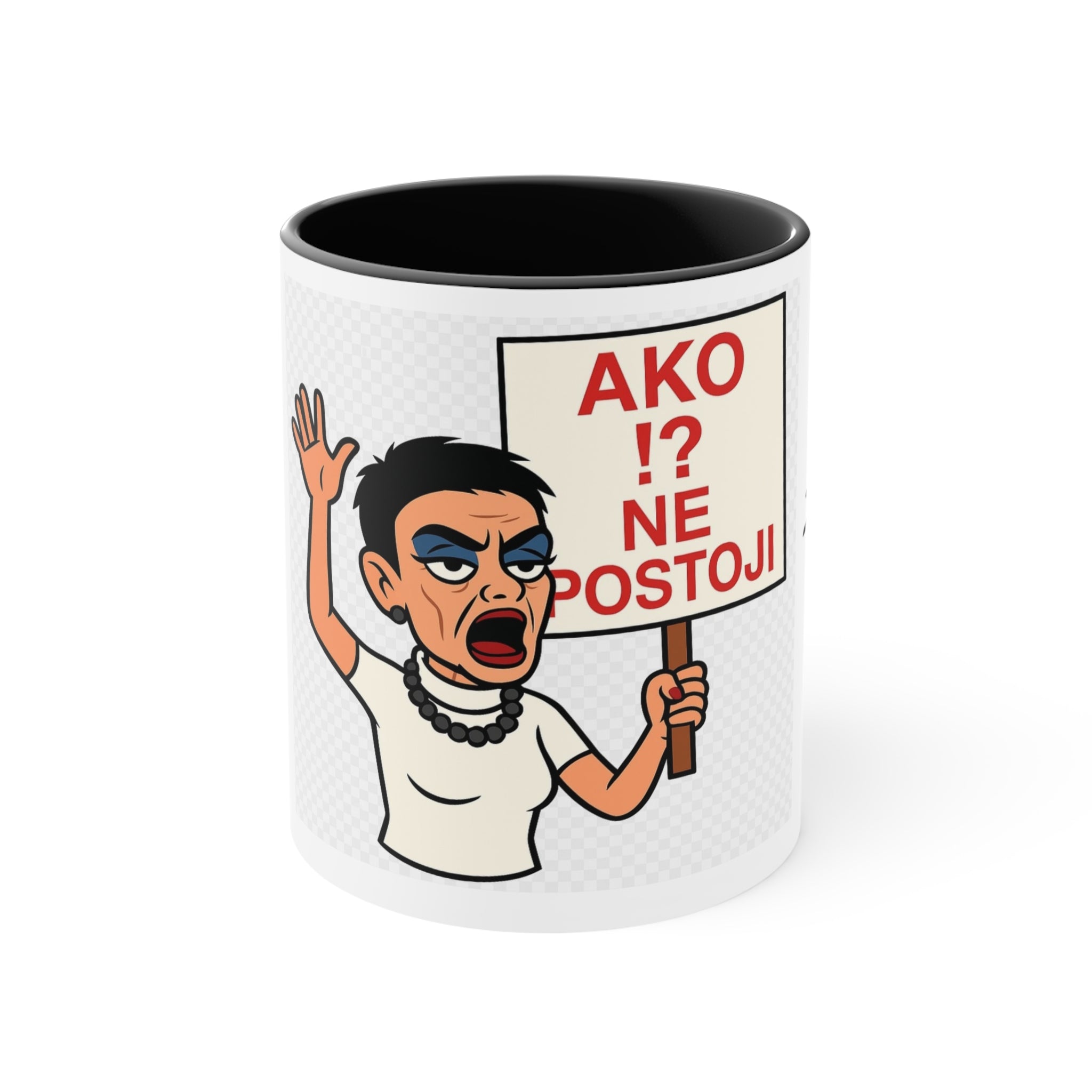 Funny Protest Accent Mugs - Hilarious Gift for Activists, Coffee Lovers, Birthday, Holiday, Unique Kitchen Decor