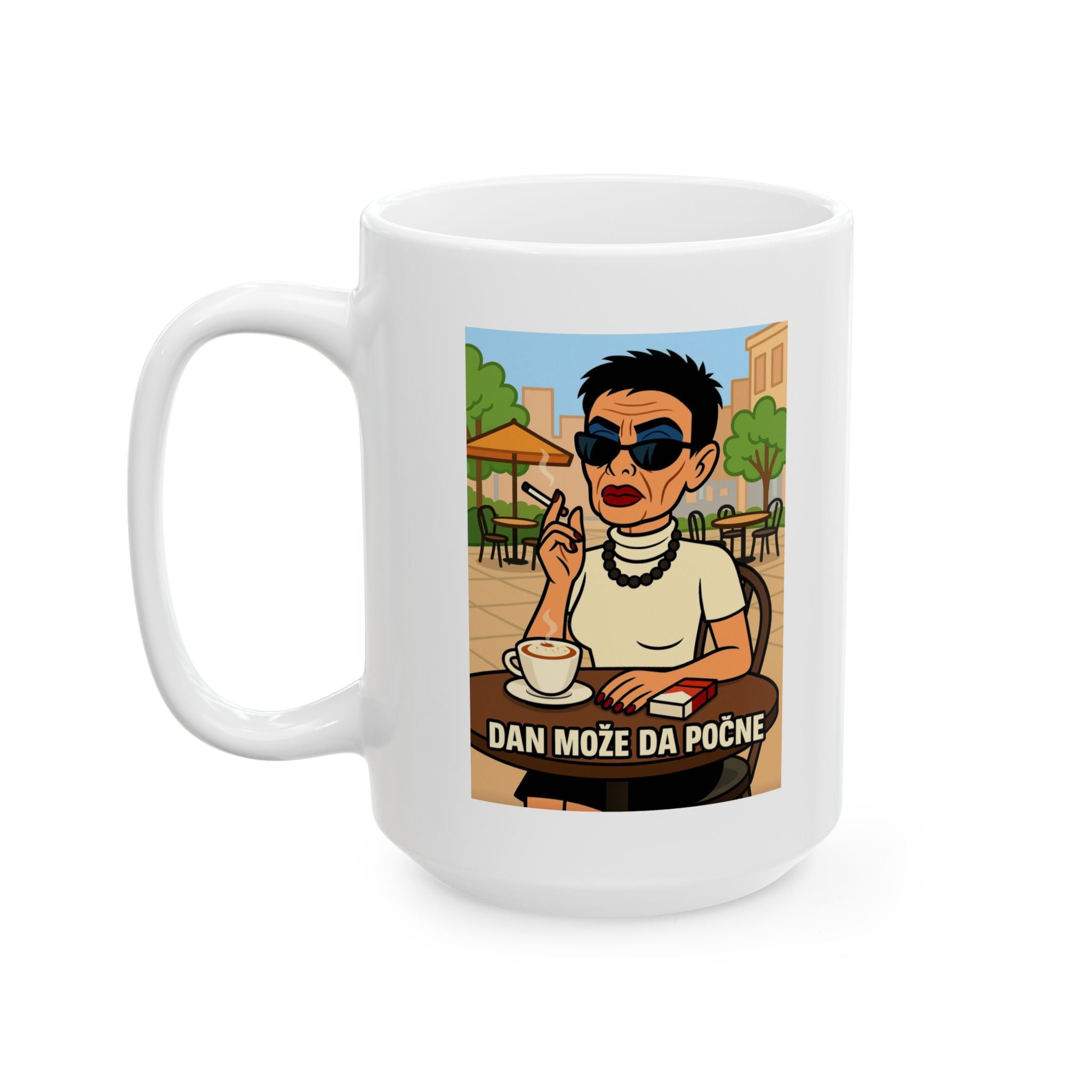 Luxury Lifestyle Mug - Now the Day Can Begin - Ruska Jakić Inspired