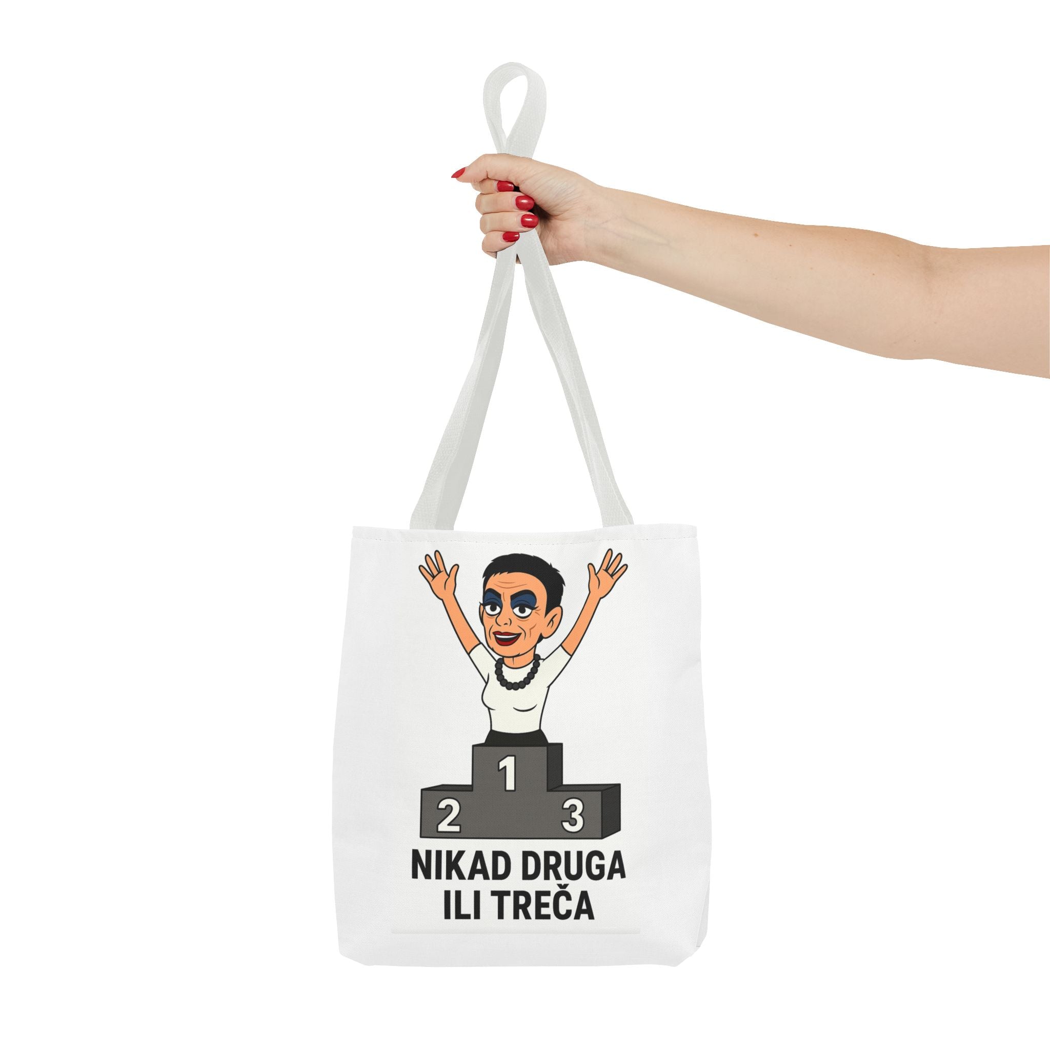 Motivational Quote Tote Bag, Funny Tote, AOP Design, Perfect for Gym & Daily Use, Gifts for Friends & Family