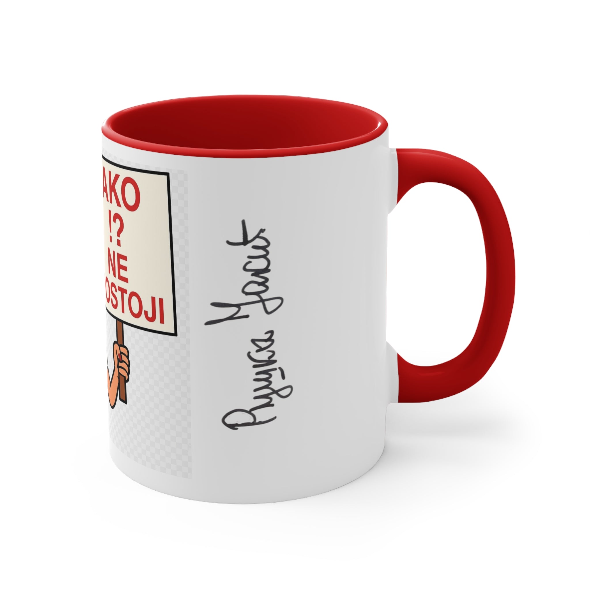 Funny Protest Accent Mugs - Hilarious Gift for Activists, Coffee Lovers, Birthday, Holiday, Unique Kitchen Decor