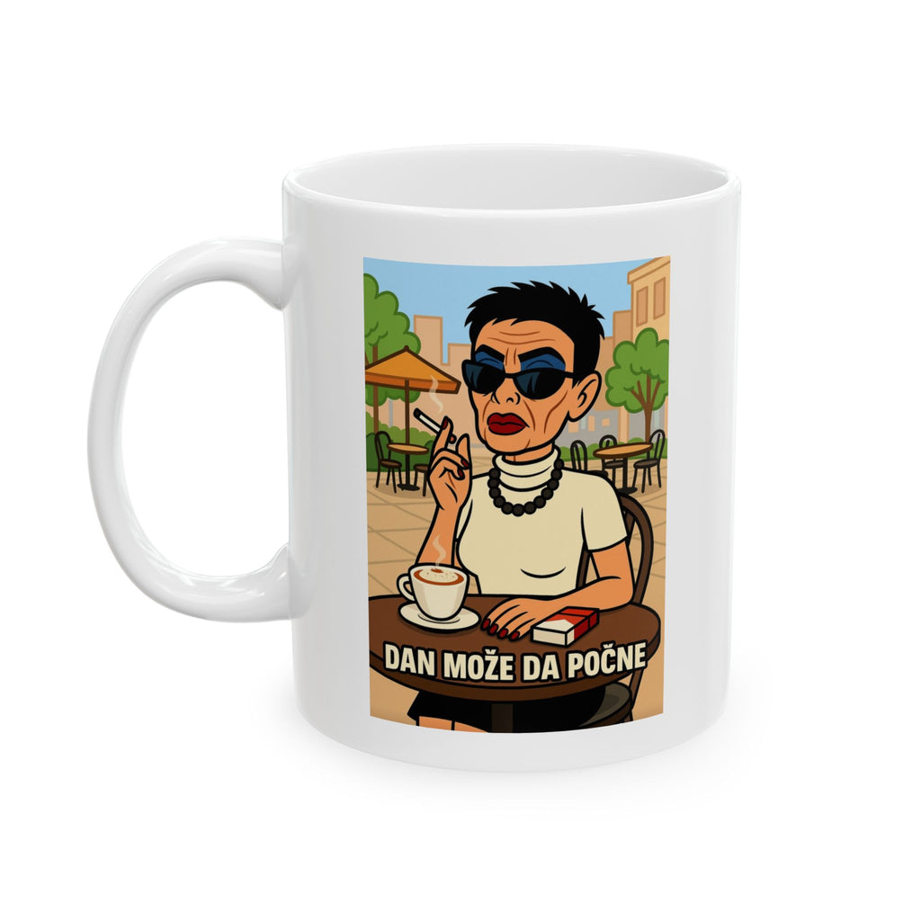 Luxury Lifestyle Mug - Now the Day Can Begin - Ruska Jakić Inspired