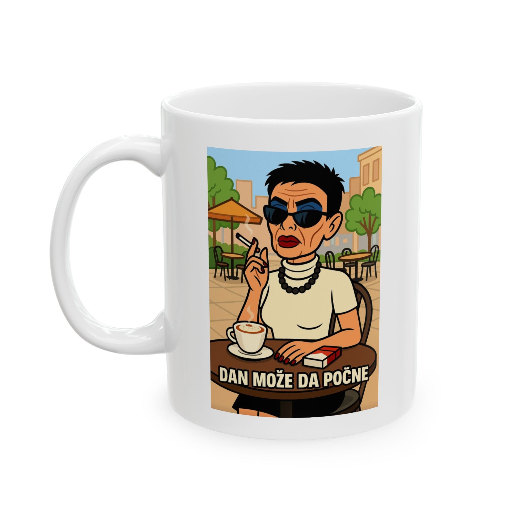 Luxury Lifestyle Mug - Now the Day Can Begin - Ruska Jakić Inspired
