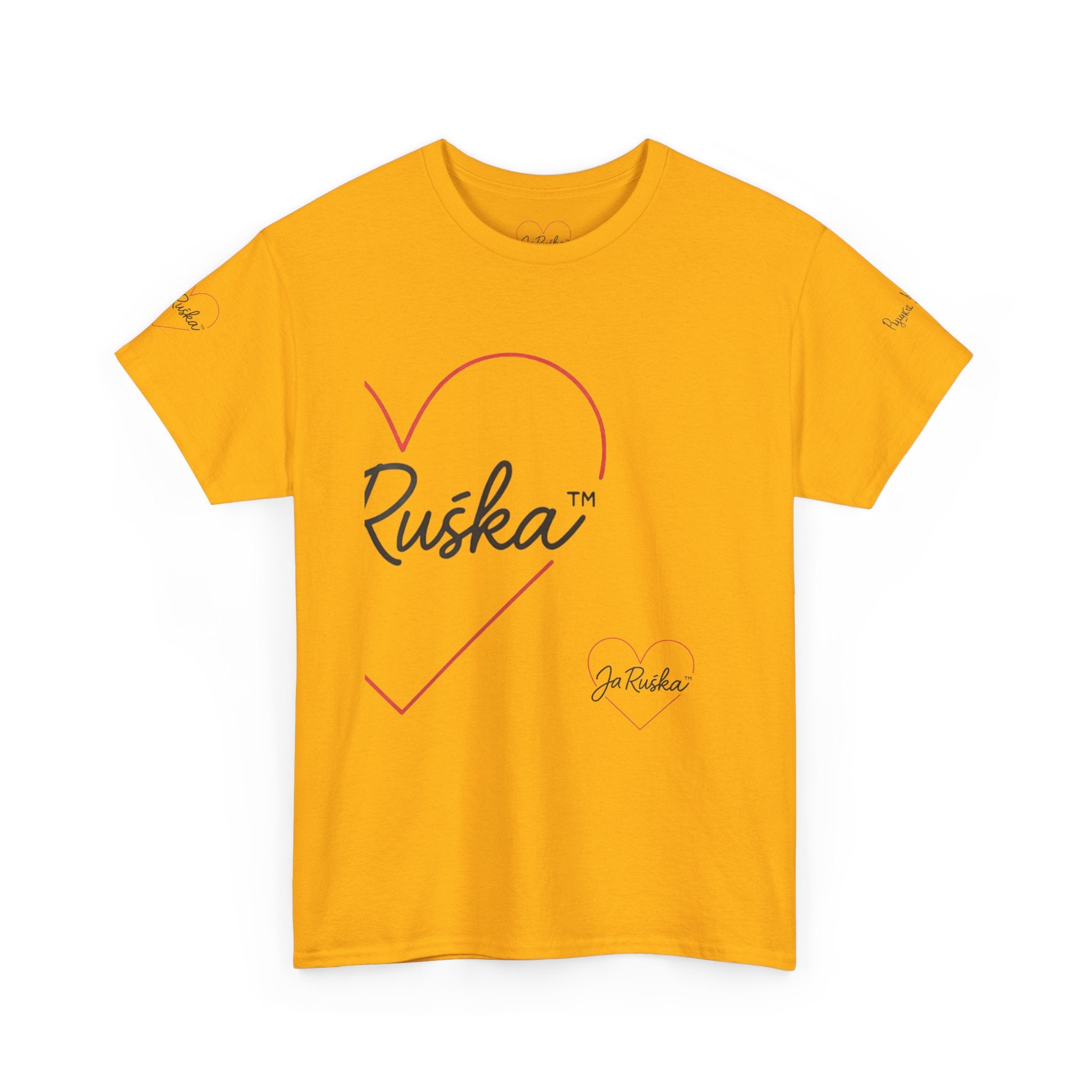 Unisex Heavy Cotton Tee with Heart & Quote Design for Casual Style, Gift for Friends, Cool Graphic Tee, Birthday Gift, Everyday Wear