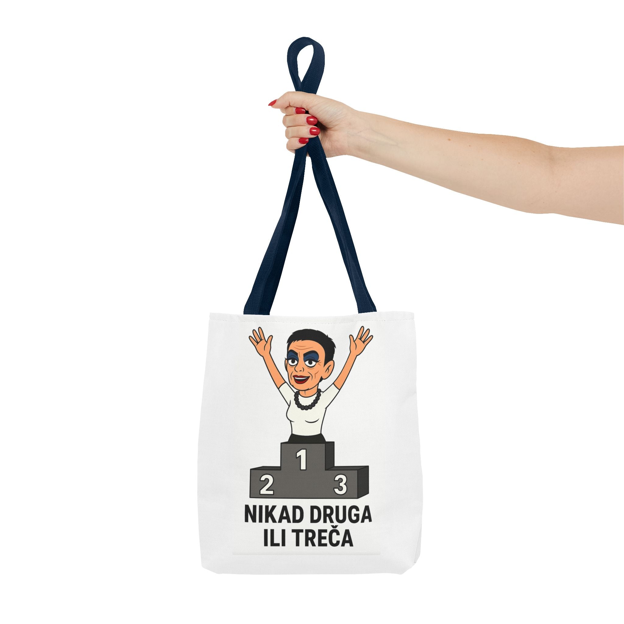 Motivational Quote Tote Bag, Funny Tote, AOP Design, Perfect for Gym & Daily Use, Gifts for Friends & Family