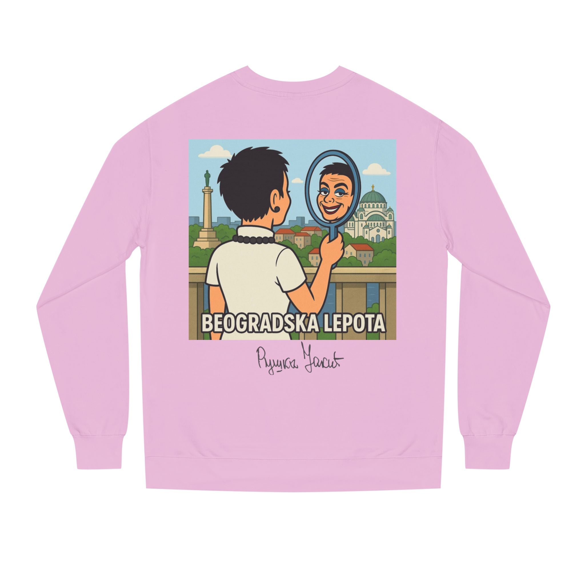 Beograd Beauty Sweatshirt | Unisex Crew Neck, Casual Wear, Travel Gift, Heartfelt Gift, City Love, Everyday Comfort