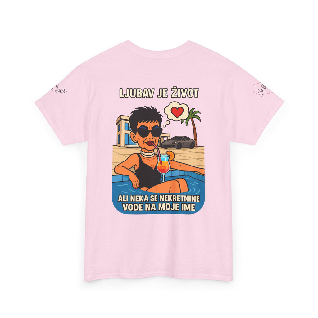 Heartfelt Unisex Tee: Love Life, Celebrate Yourself, Perfect Gift for Friends, Casual Style, Summer Vibes