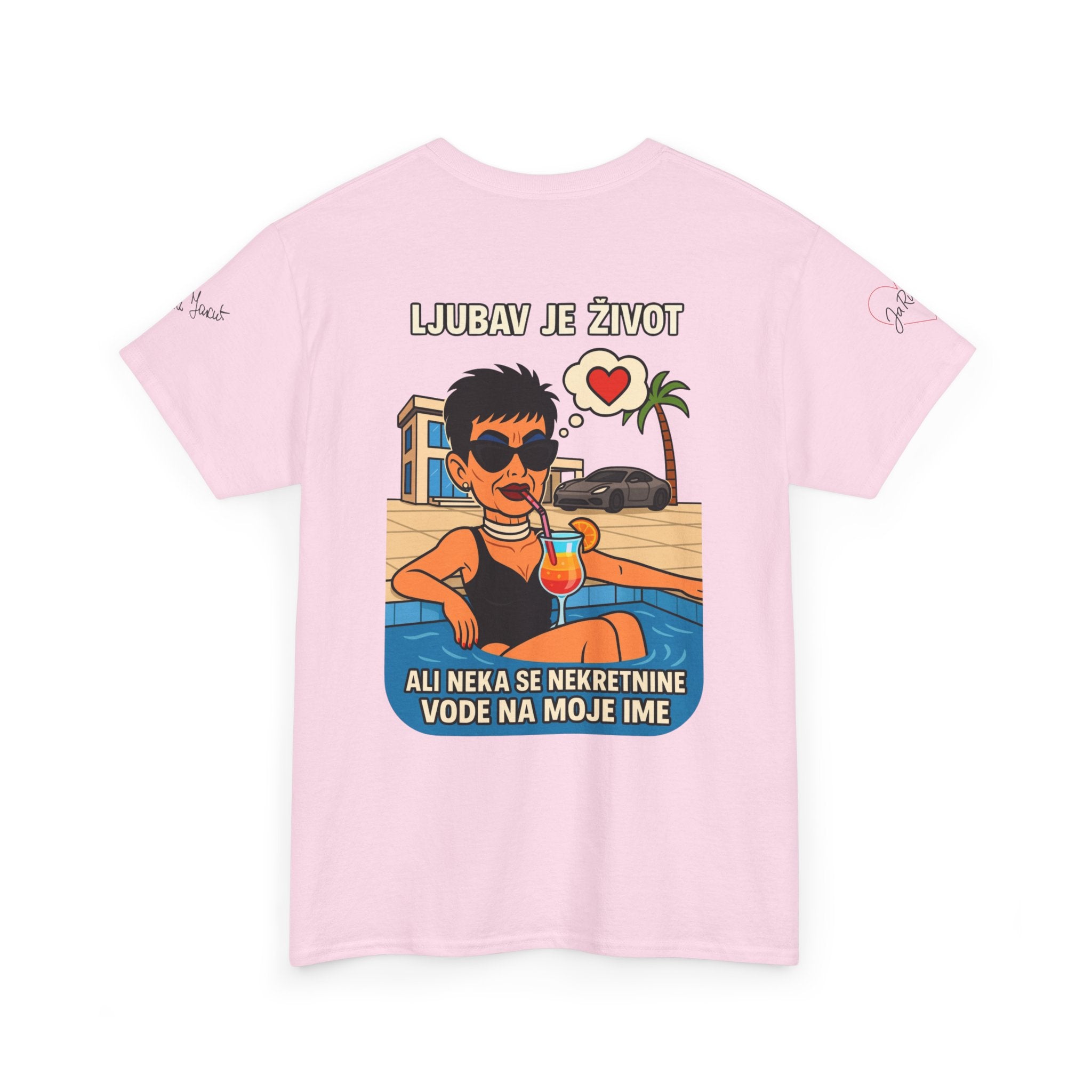 Heartfelt Unisex Tee: Love Life, Celebrate Yourself, Perfect Gift for Friends, Casual Style, Summer Vibes