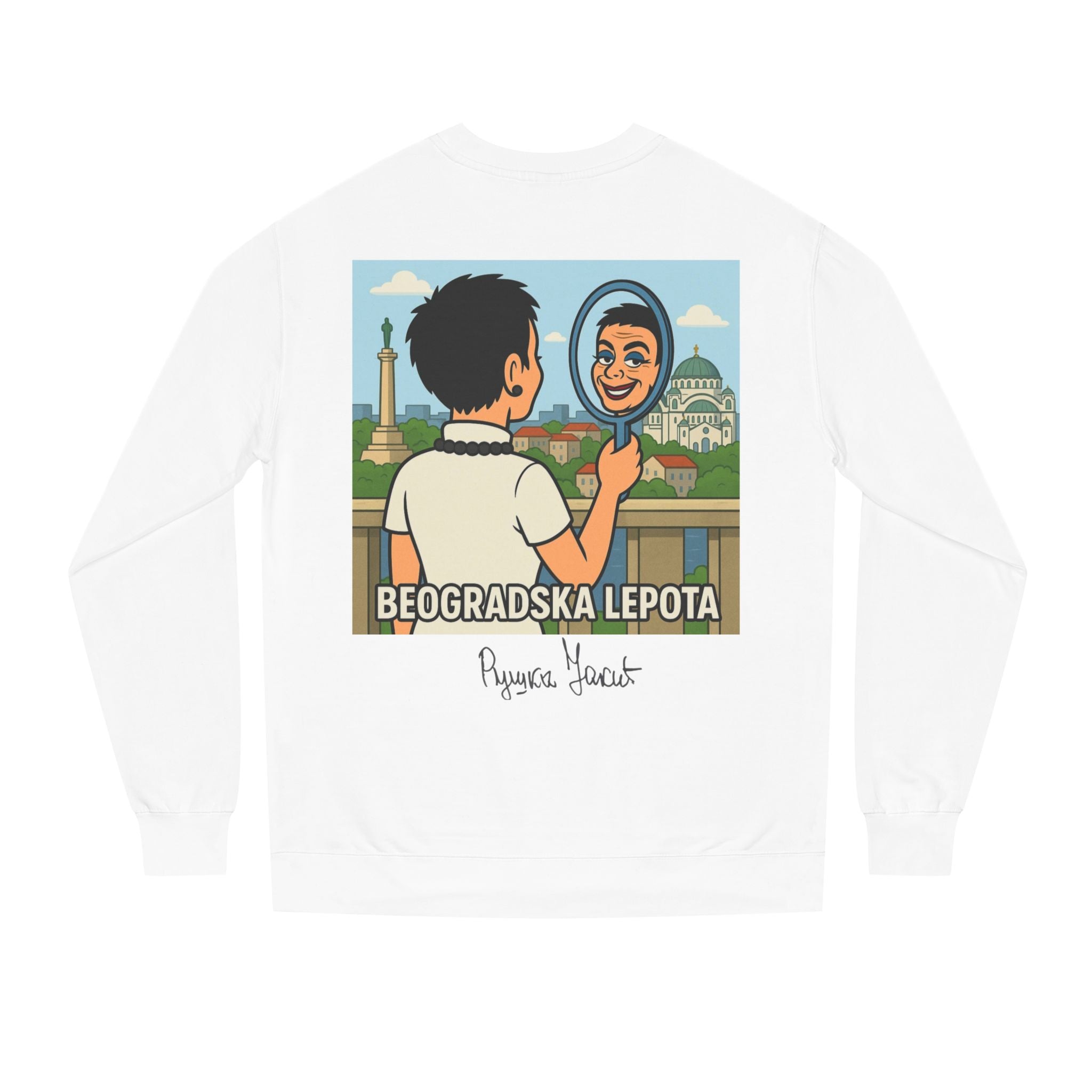Beograd Beauty Sweatshirt | Unisex Crew Neck, Casual Wear, Travel Gift, Heartfelt Gift, City Love, Everyday Comfort