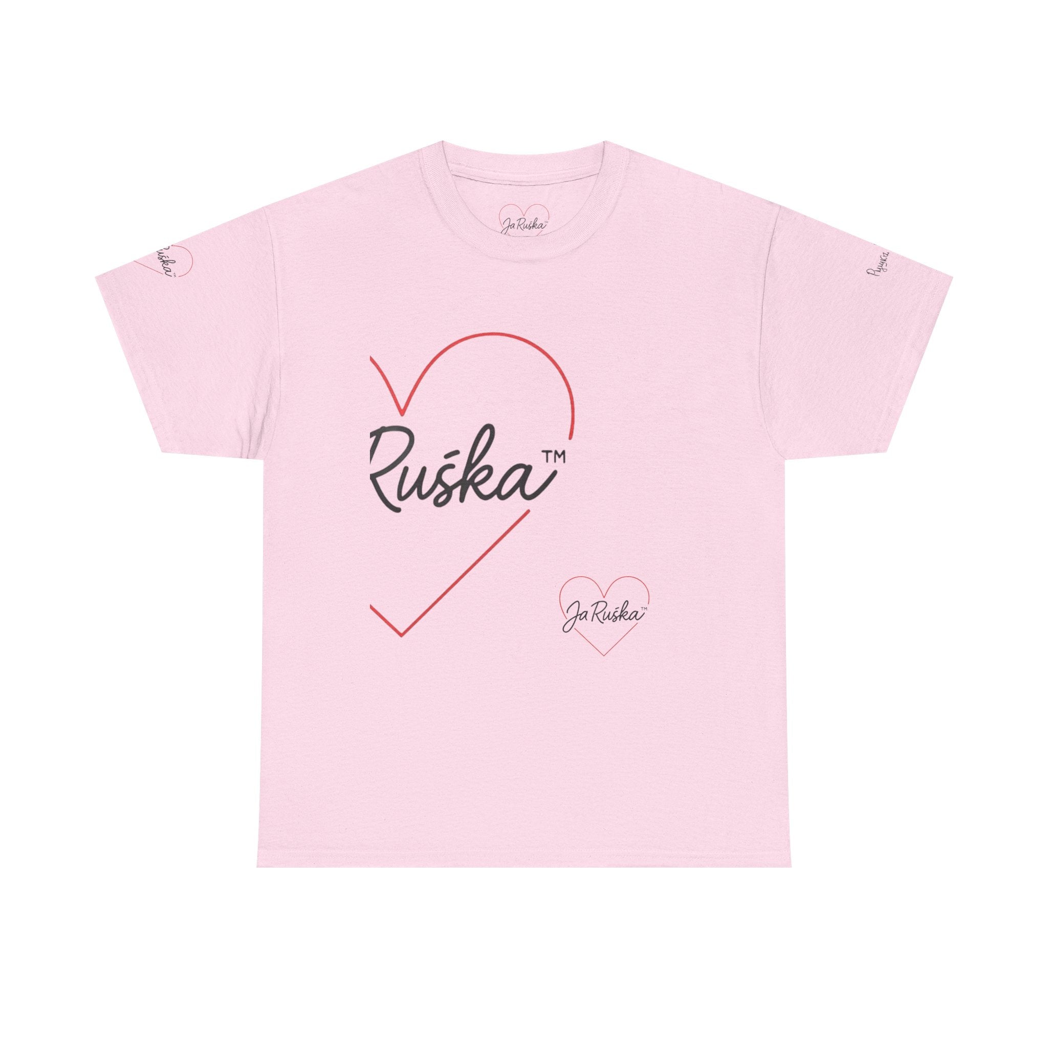 Unisex Heavy Cotton Tee with Heart & Quote Design for Casual Style, Gift for Friends, Cool Graphic Tee, Birthday Gift, Everyday Wear