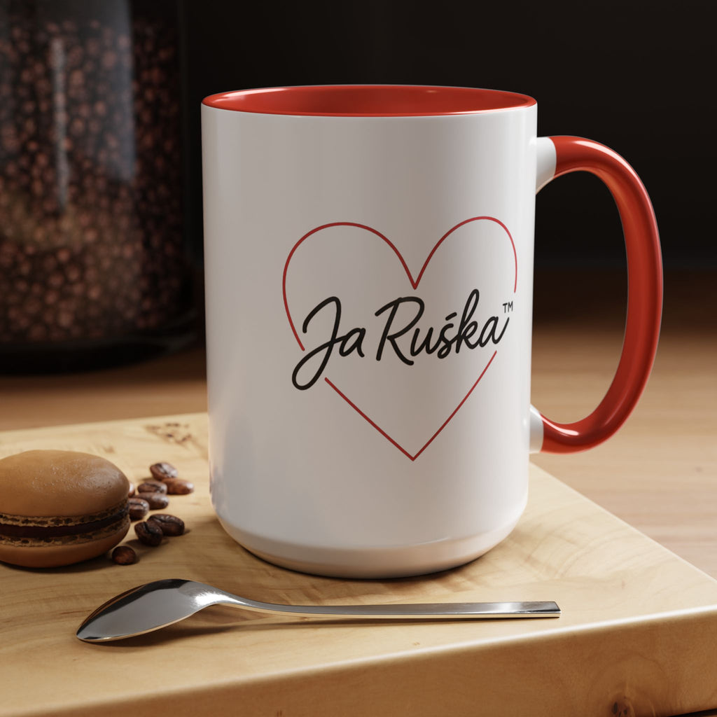 Heartfelt Accent Coffee Mug with Ja Ruška Design, Love Gifts for Coffee Lovers, Unique Morning Mug, Personalized Ceremony Cup, Cute [...]